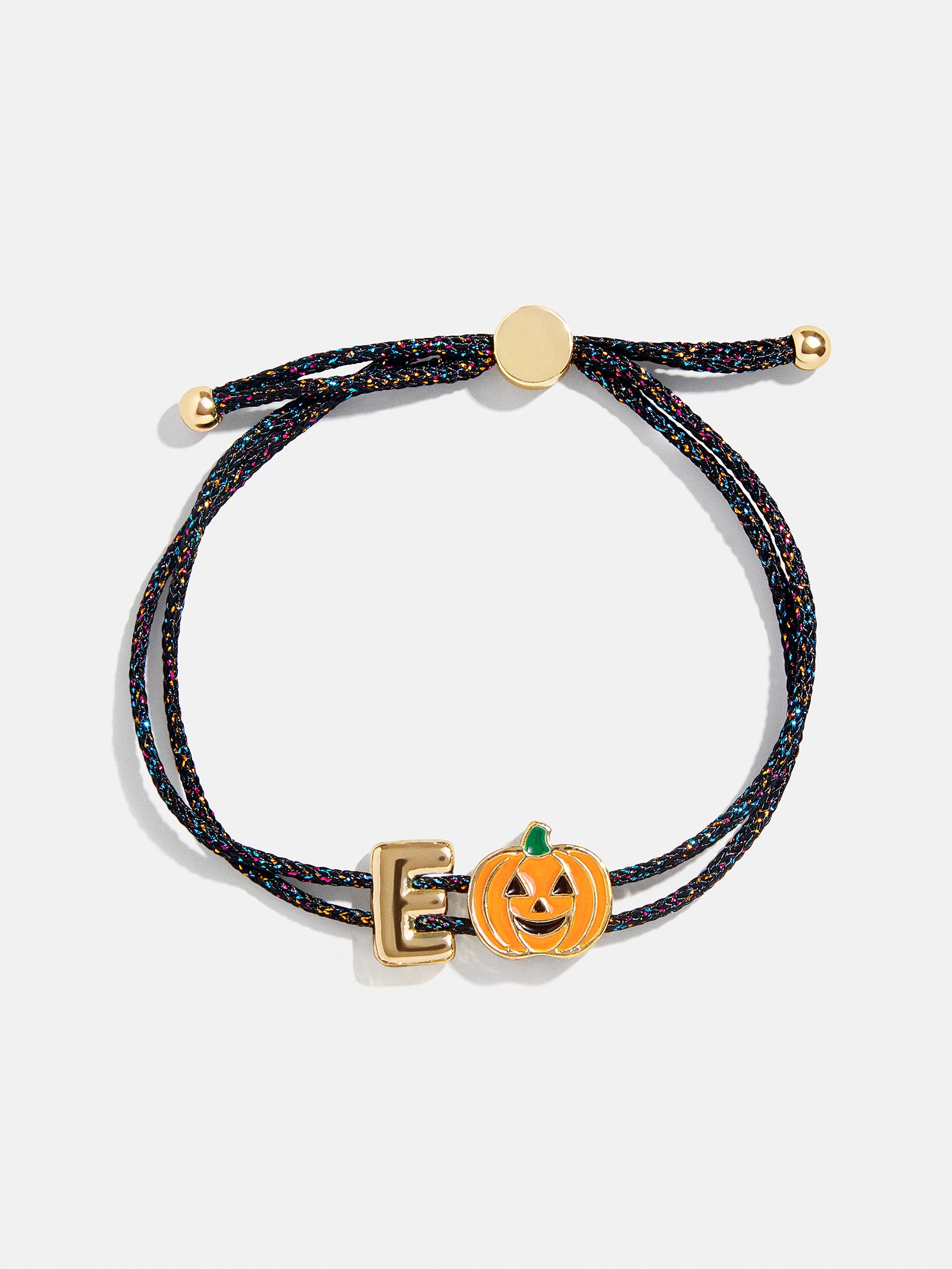 Kids' Halloween Initial Bracelet - Black/Orange-Blues Comming