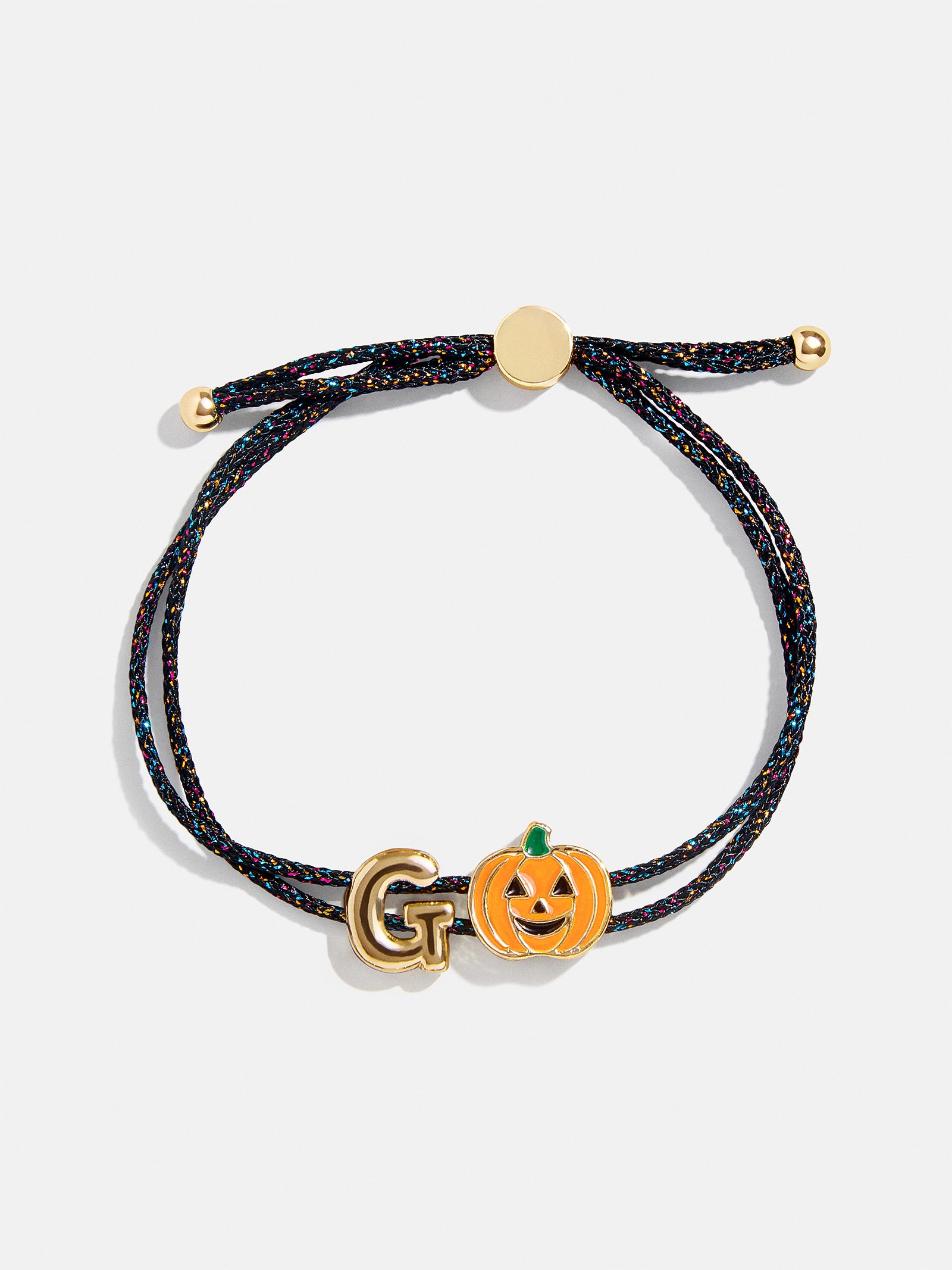 Kids' Halloween Initial Bracelet - Black/Orange-Blues Comming