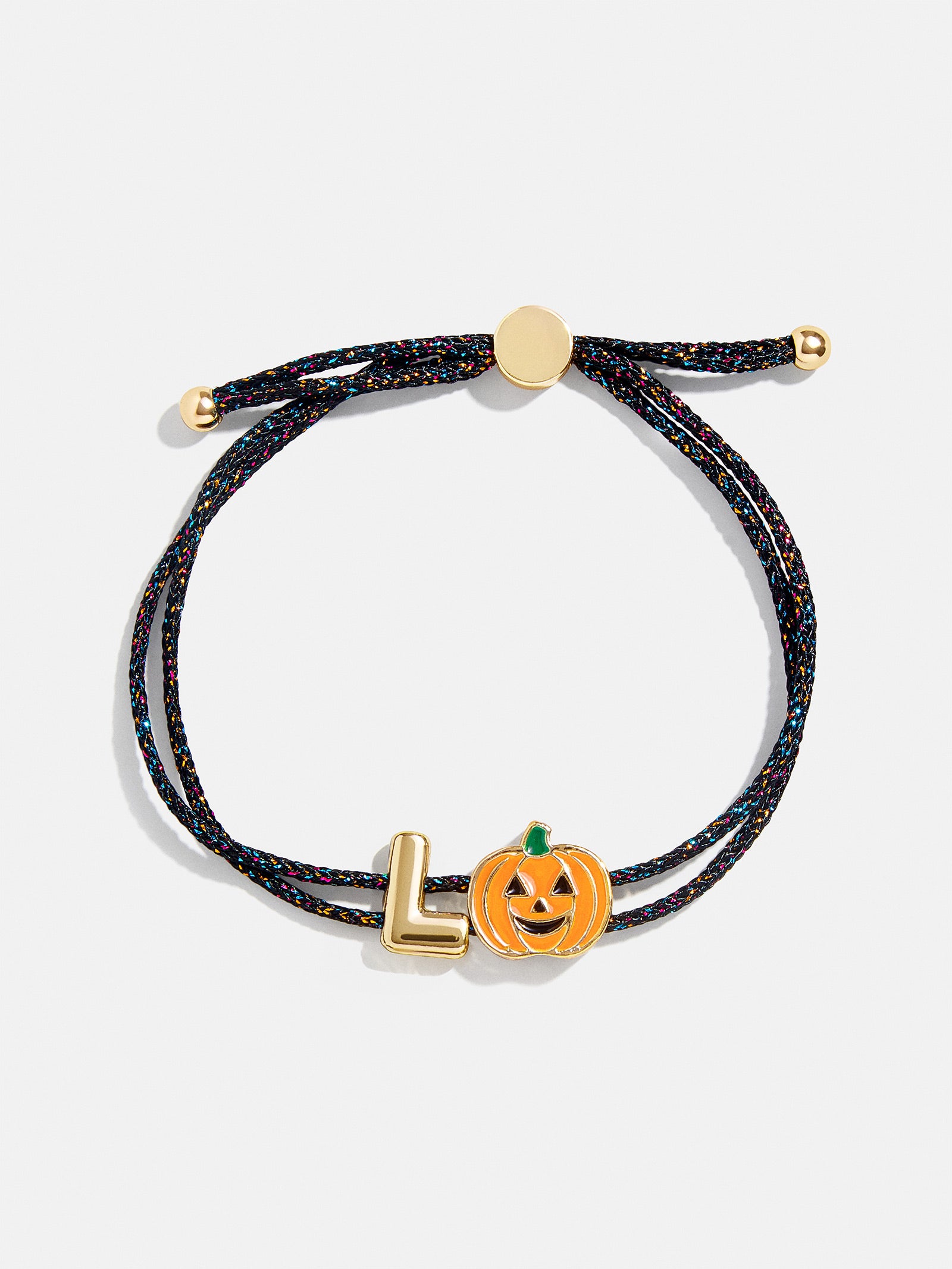 Kids' Halloween Initial Bracelet - Black/Orange-Blues Comming