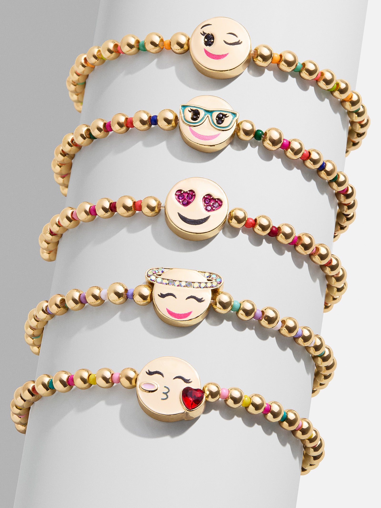 Kids' Emoji Pisa Bracelet Set - Smiley-Blues Comming