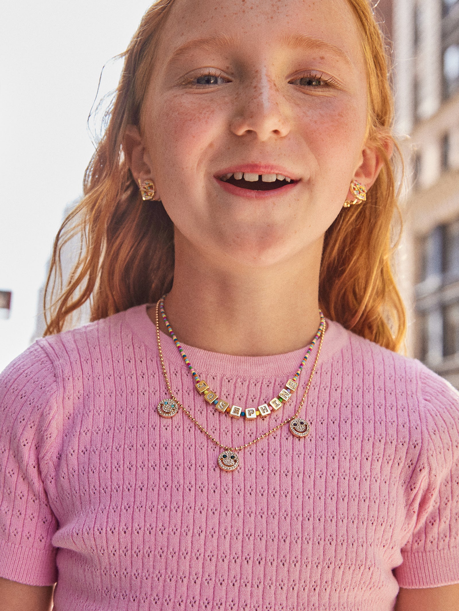 All Smiles Kids' Necklace - Smiley-Blues Comming
