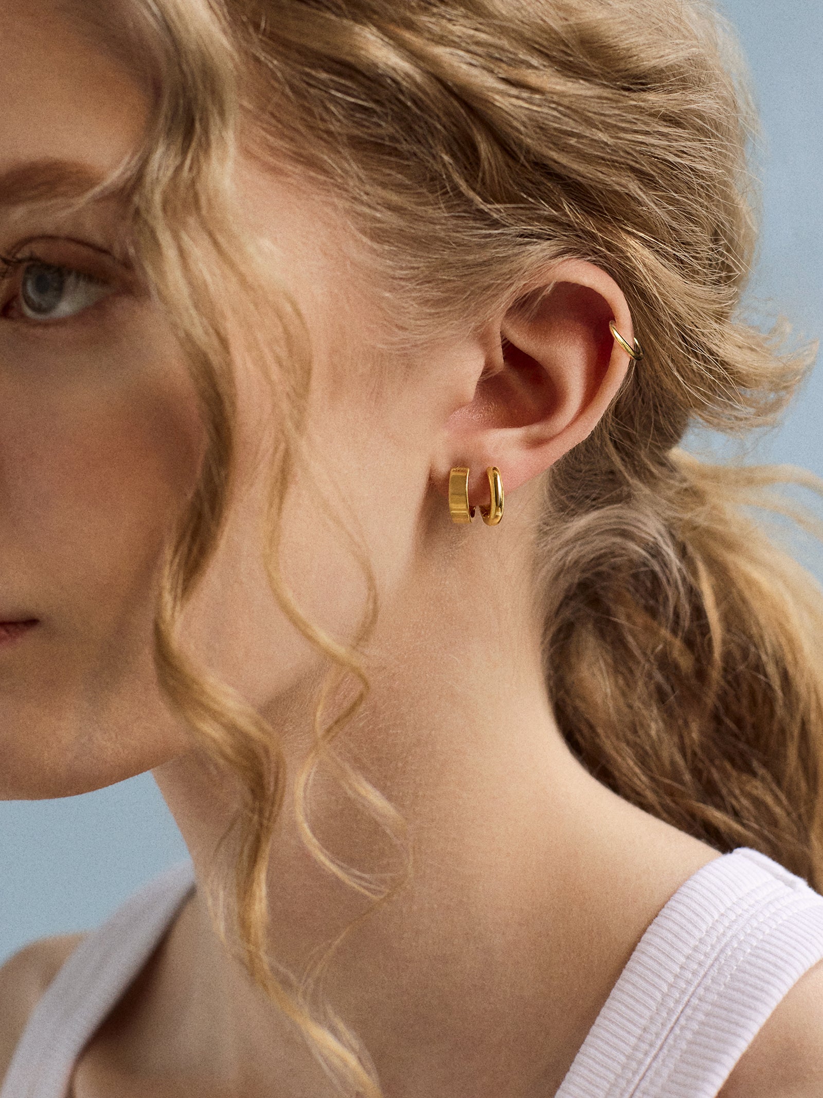 Maris Waterproof Earring Set - Gold-Blues Comming