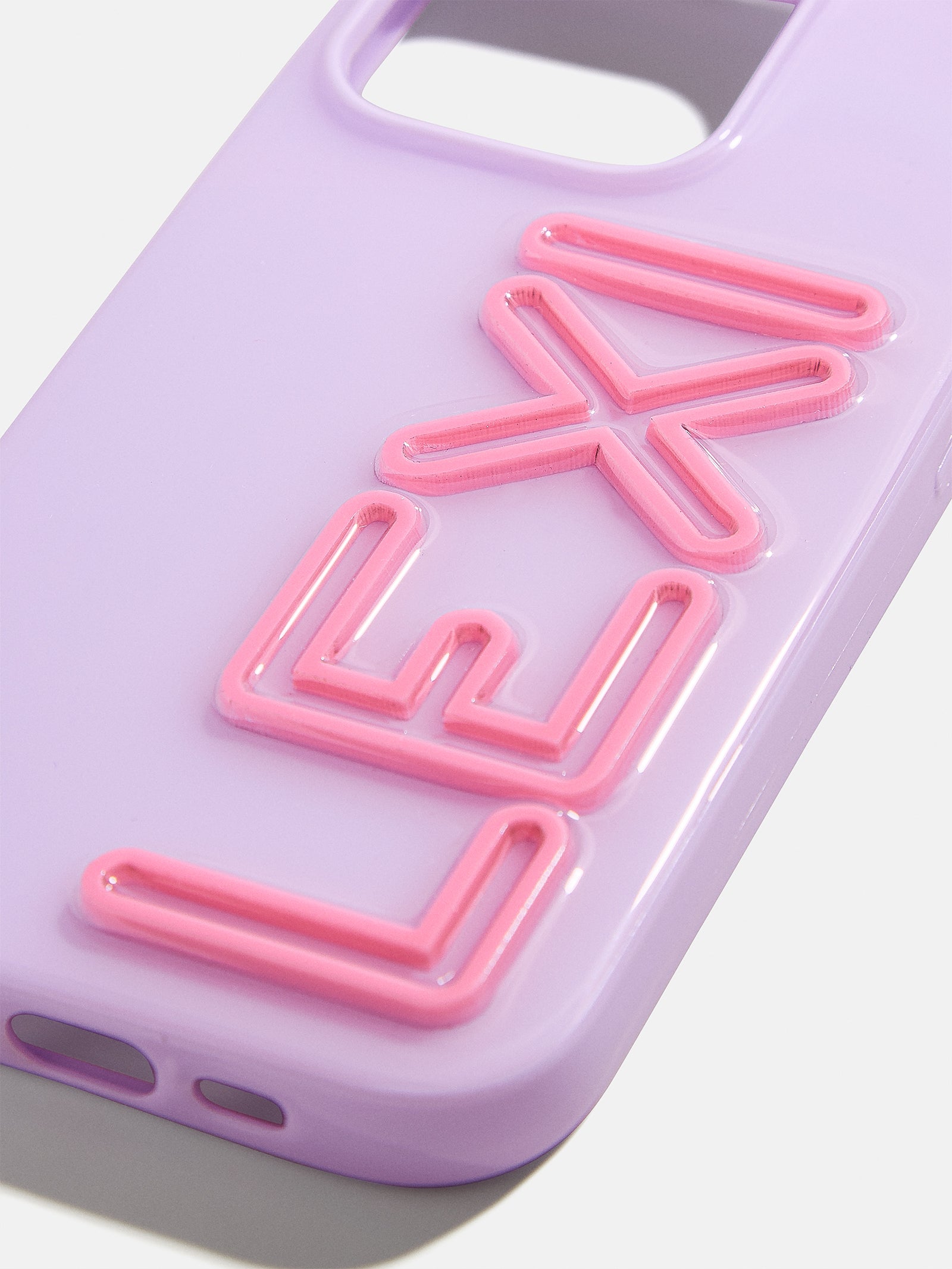 Fine Line Custom iPhone Case - Lavender/Pink-Blues Comming