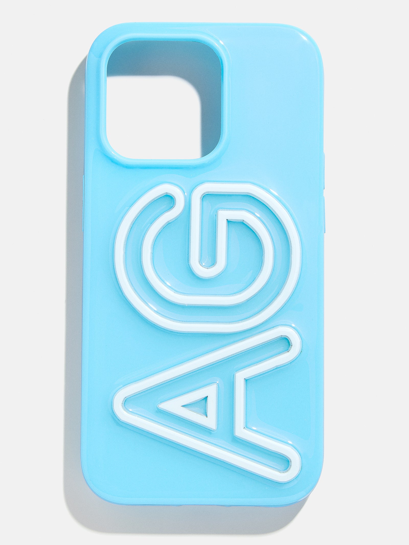 Fine Line Custom iPhone Case - Light Blue/White-Blues Comming