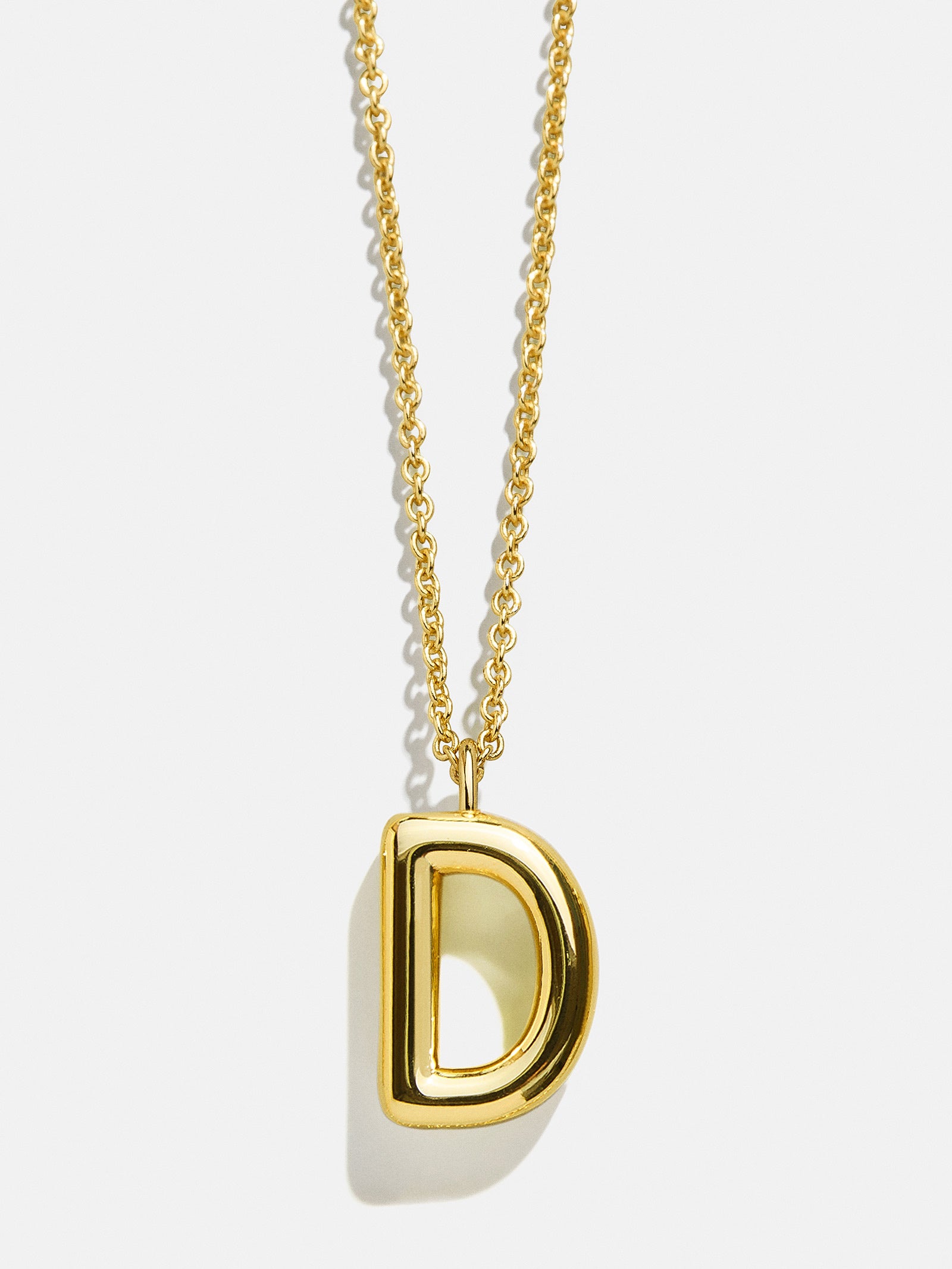 Classic Gold Initial Necklace - Gold Plated Brass-Blues Comming