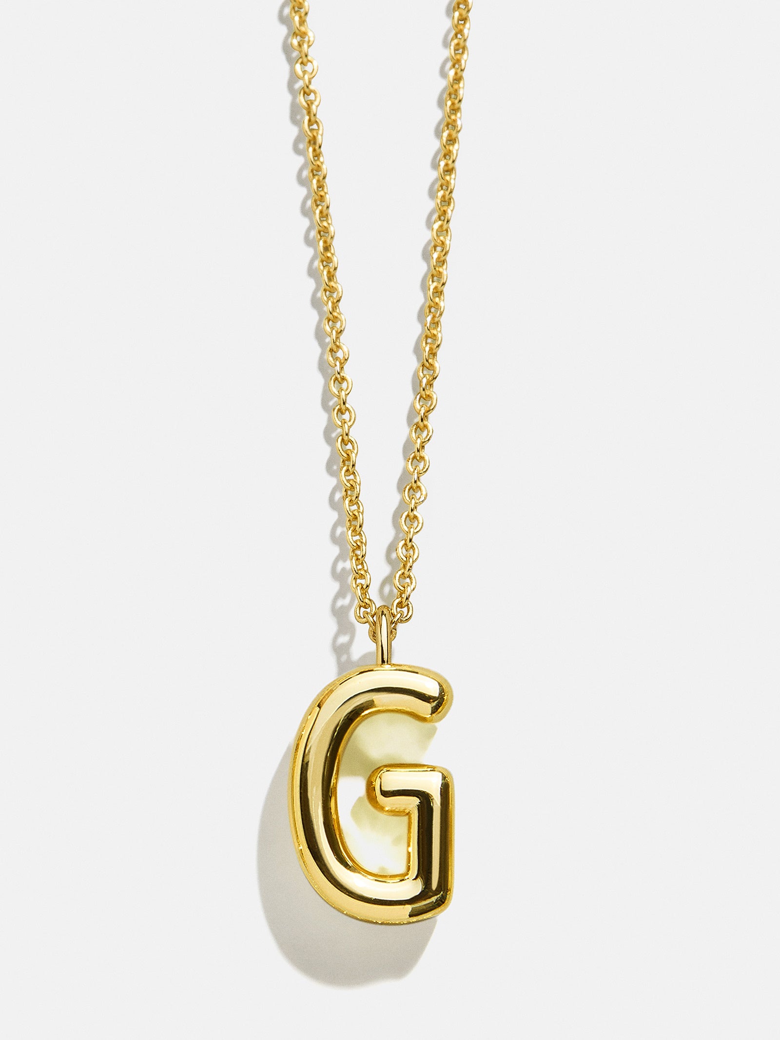 Classic Gold Initial Necklace - Gold Plated Brass-Blues Comming
