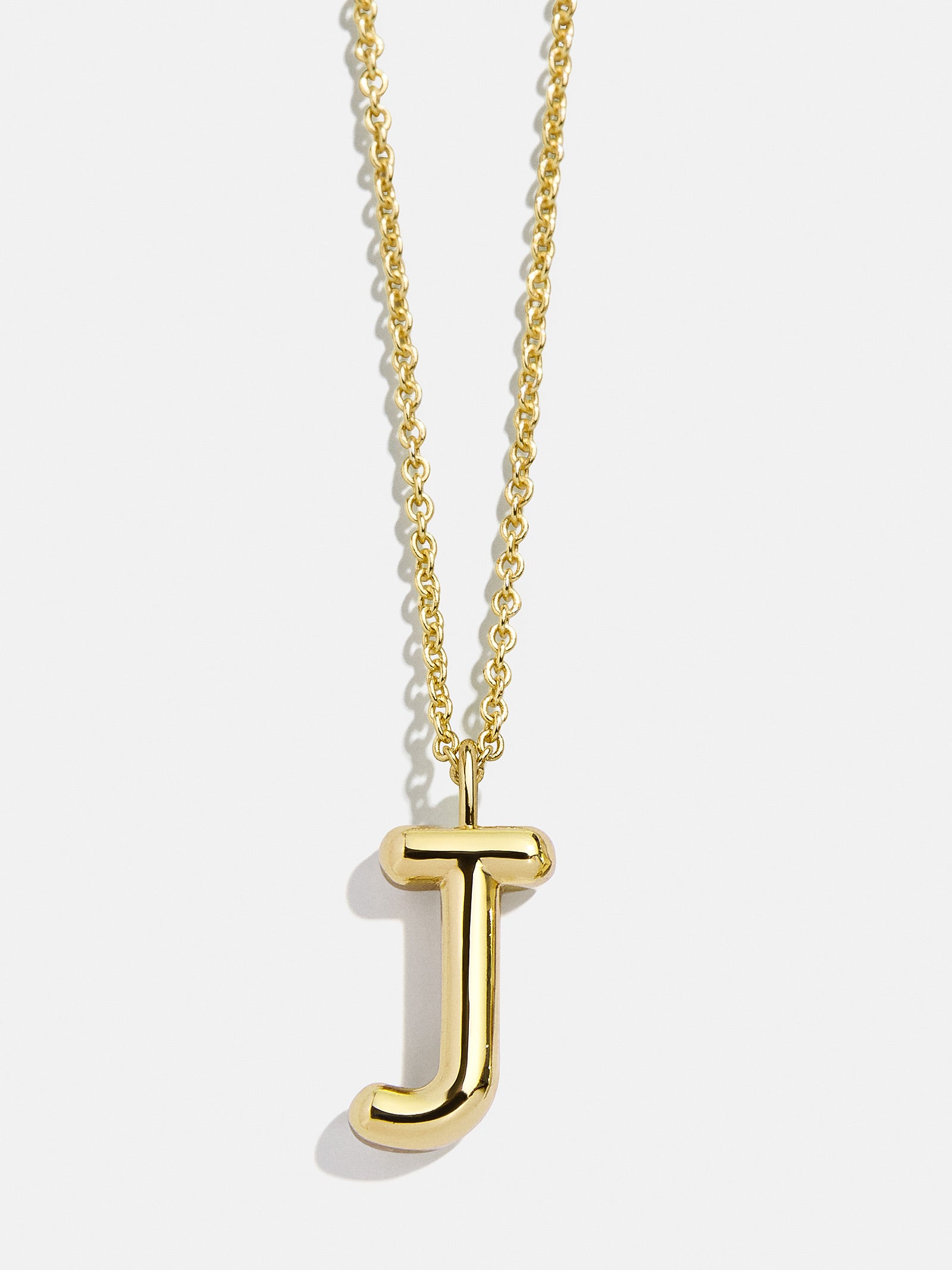 Classic Gold Initial Necklace - Gold Plated Brass-Blues Comming