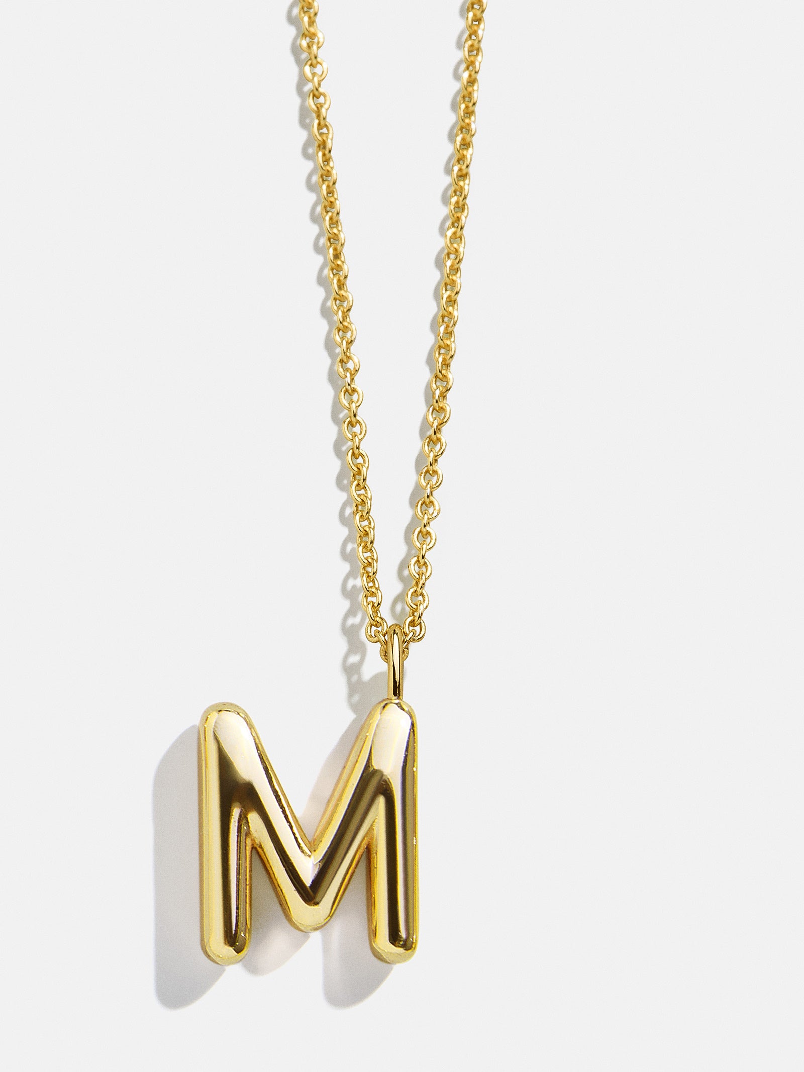 Classic Gold Initial Necklace - Gold Plated Brass-Blues Comming