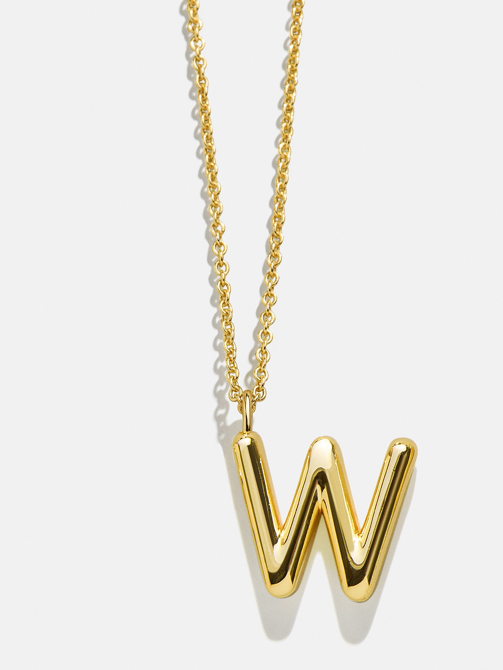 Classic Gold Initial Necklace - Gold Plated Brass-Blues Comming
