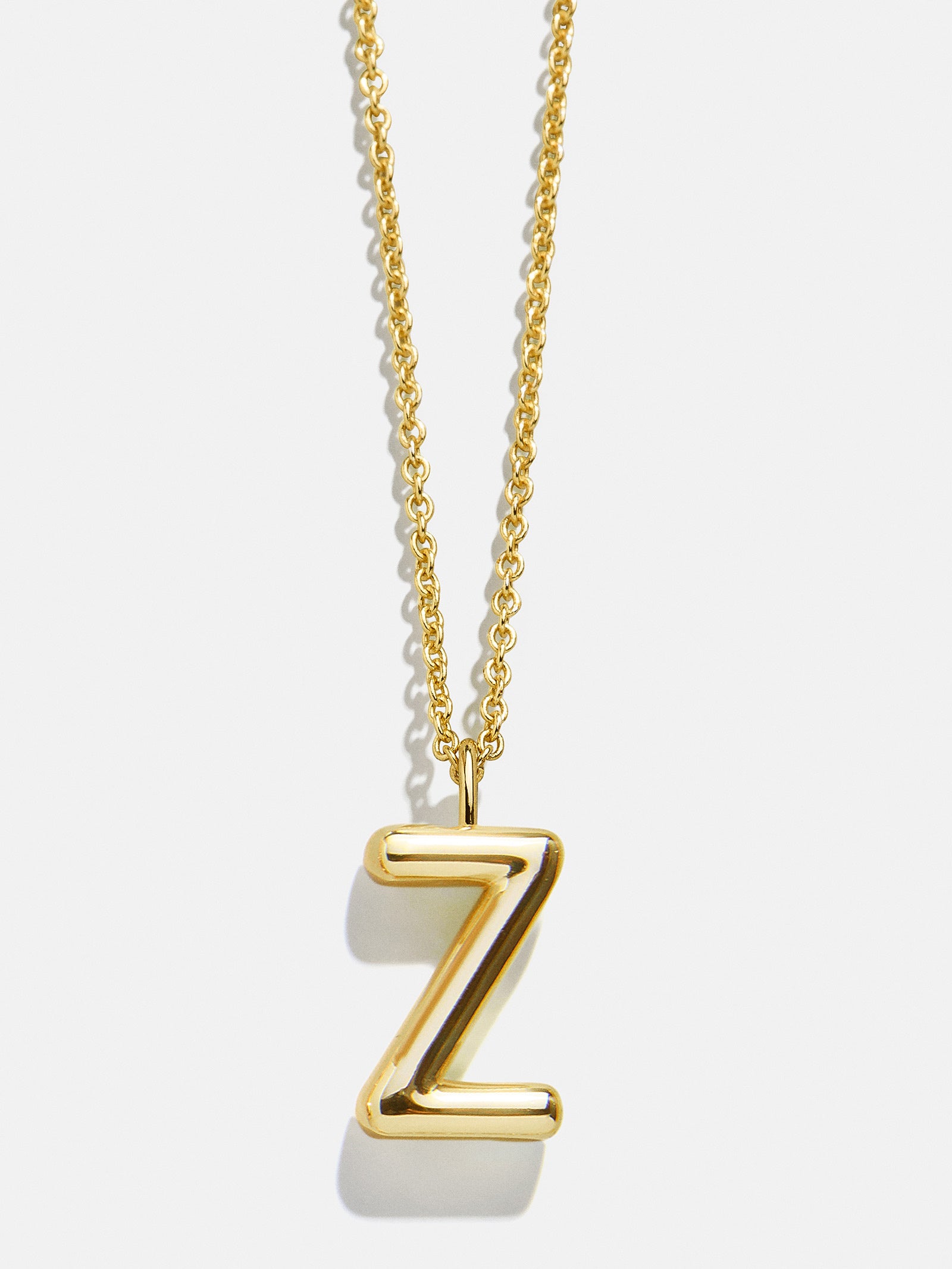 Classic Gold Initial Necklace - Gold Plated Brass-Blues Comming