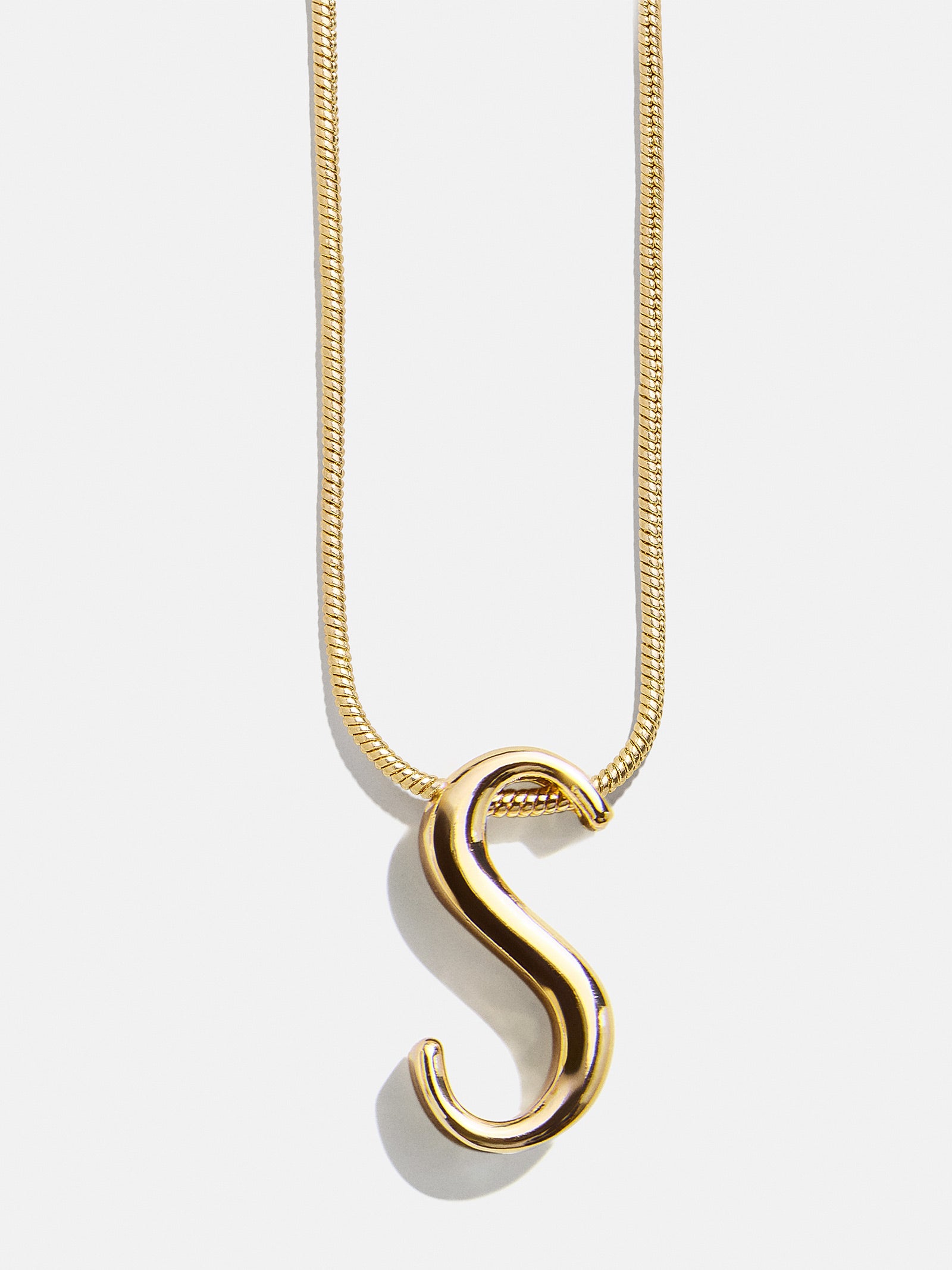 Classic Script Initial Necklace - Classic Script-Blues Comming