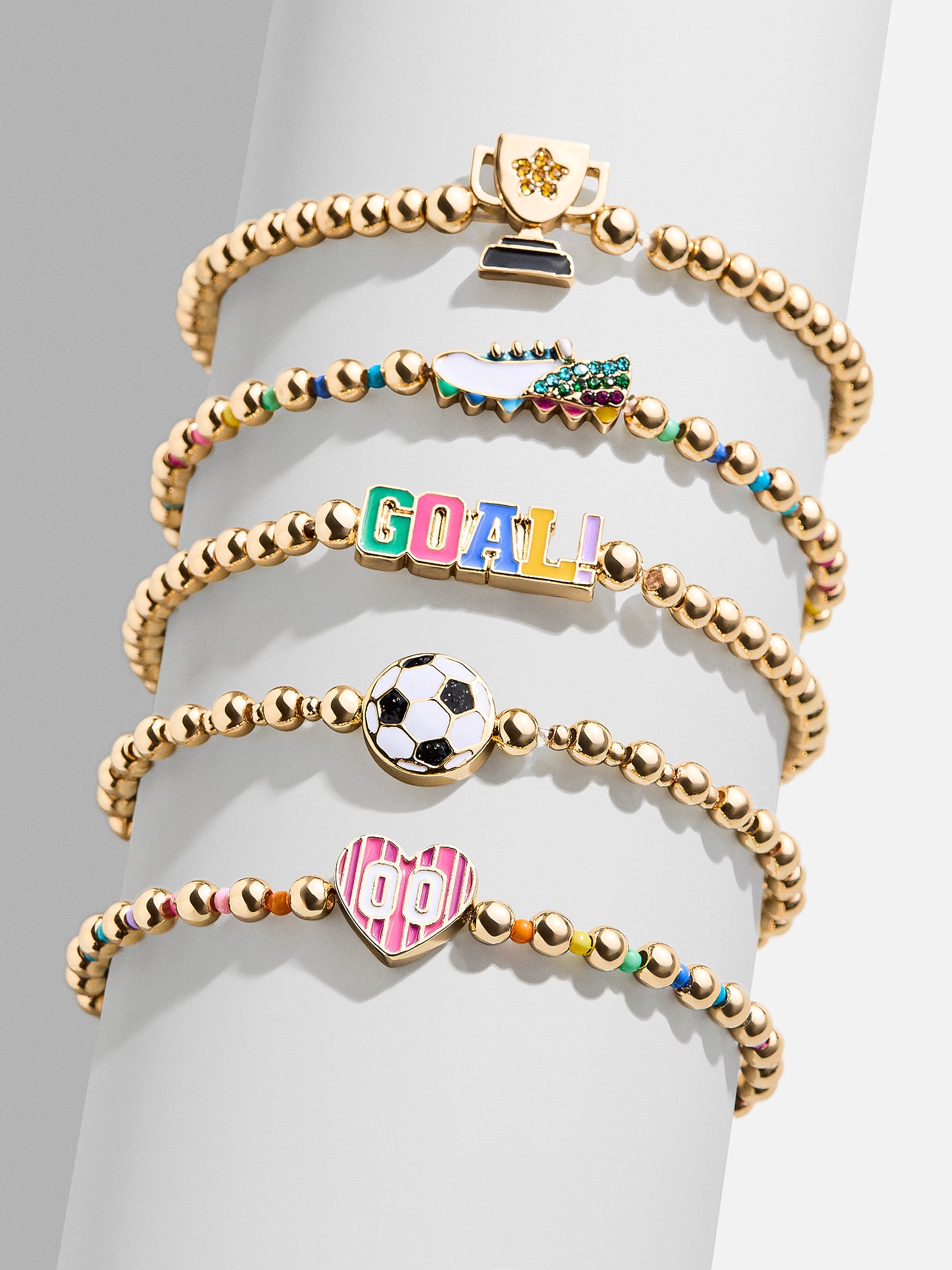 Just For Kicks Kids' Pisa Bracelet Set - Soccer-Blues Comming