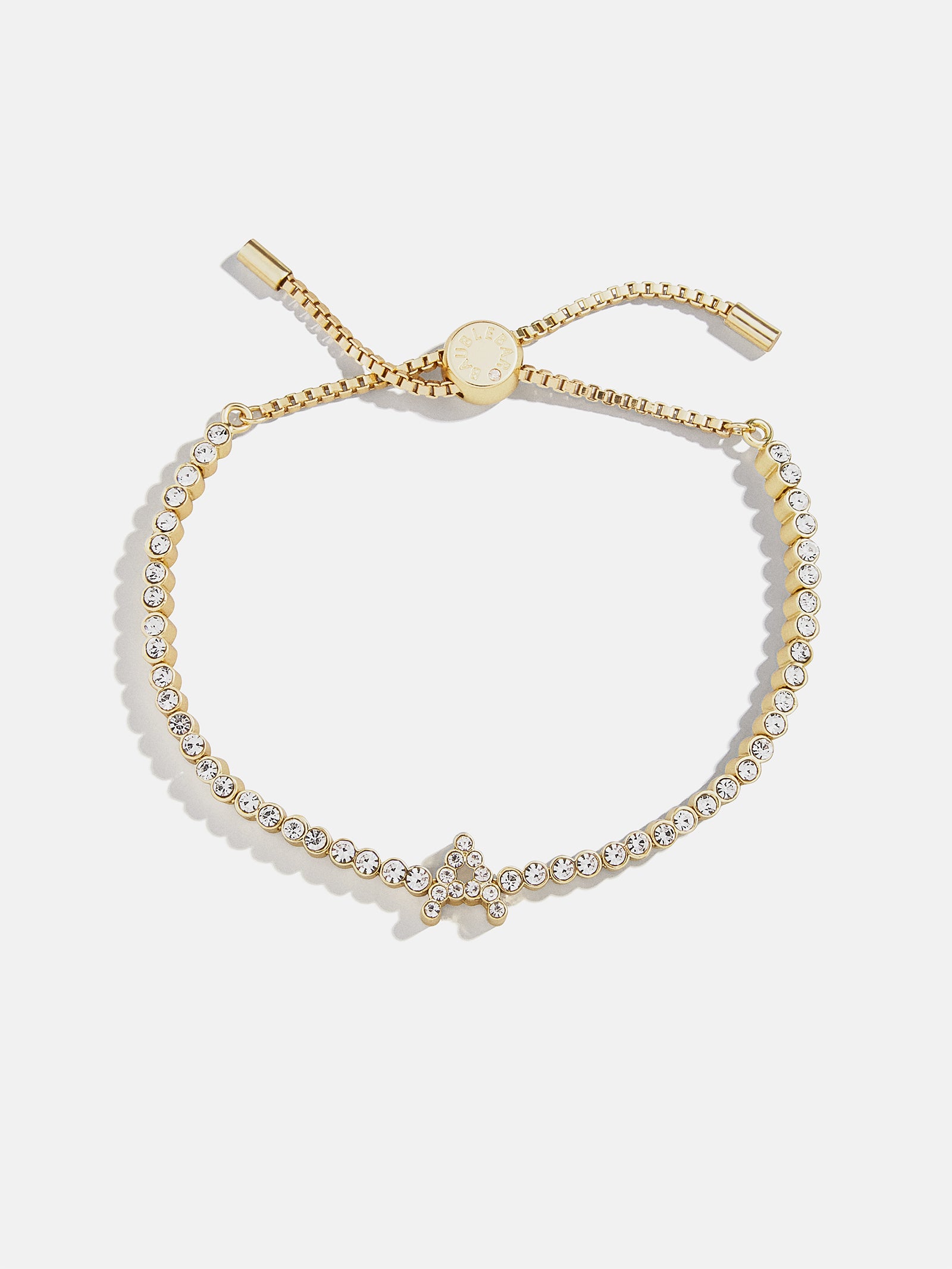 Tennis Initial Bracelet - Gold/Pavé-Blues Comming
