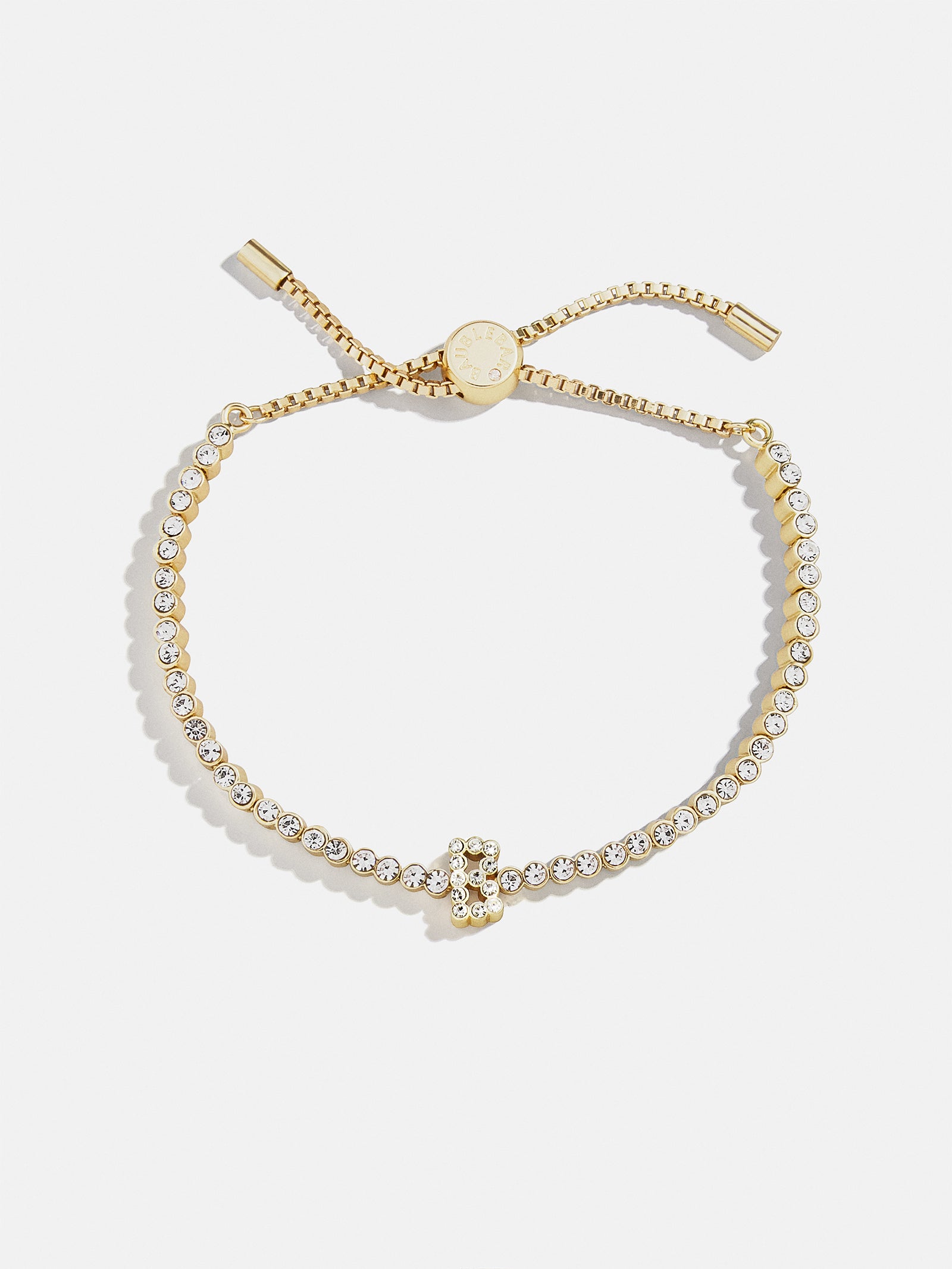 Tennis Initial Bracelet - Gold/Pavé-Blues Comming