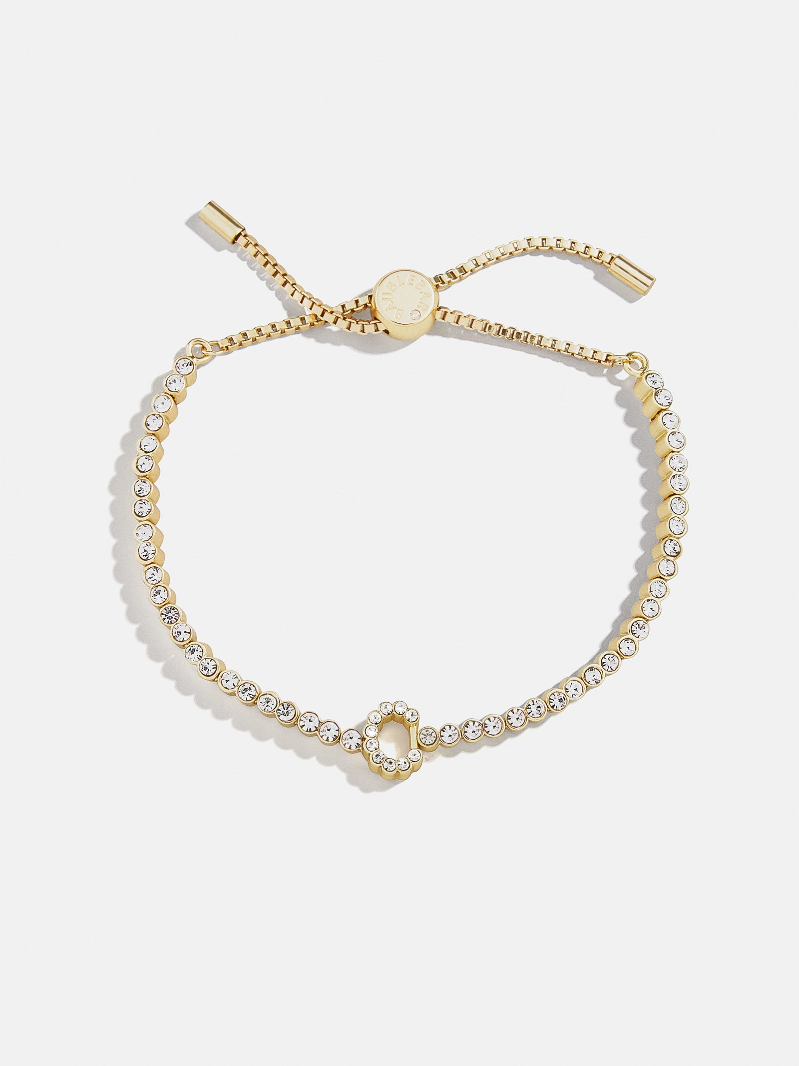 Tennis Initial Bracelet - Gold/Pavé-Blues Comming