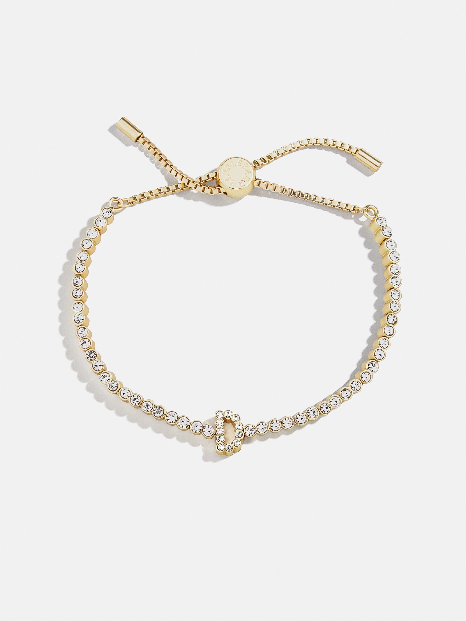 Tennis Initial Bracelet - Gold/Pavé-Blues Comming