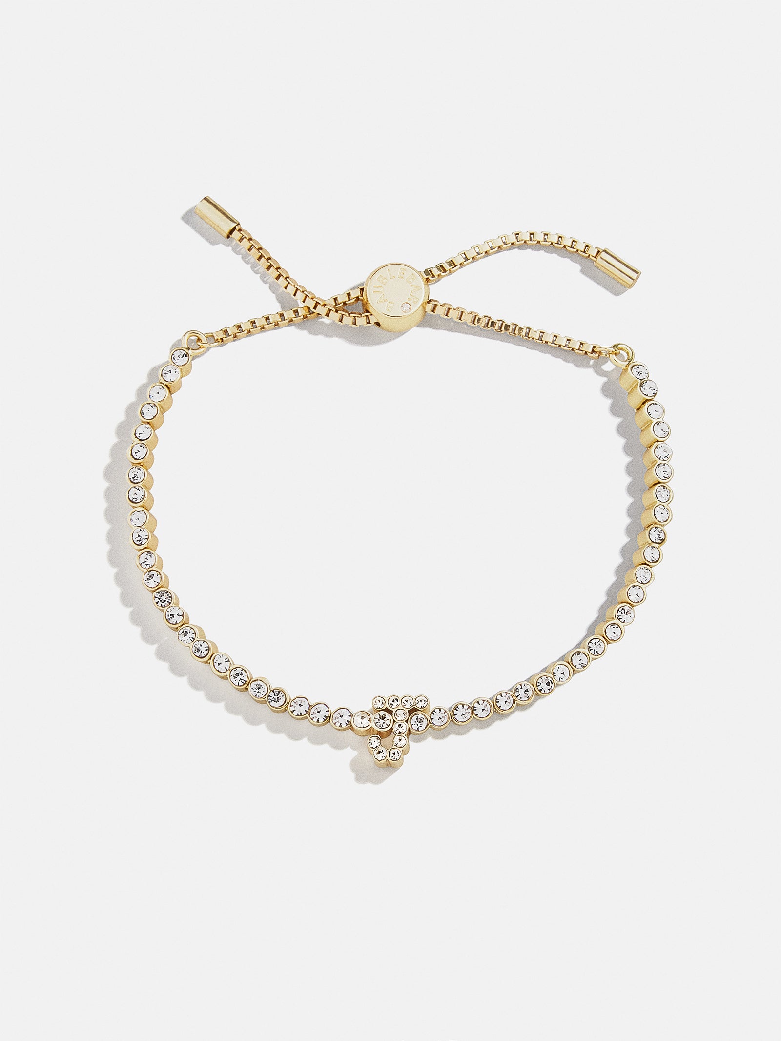 Tennis Initial Bracelet - Gold/Pavé-Blues Comming
