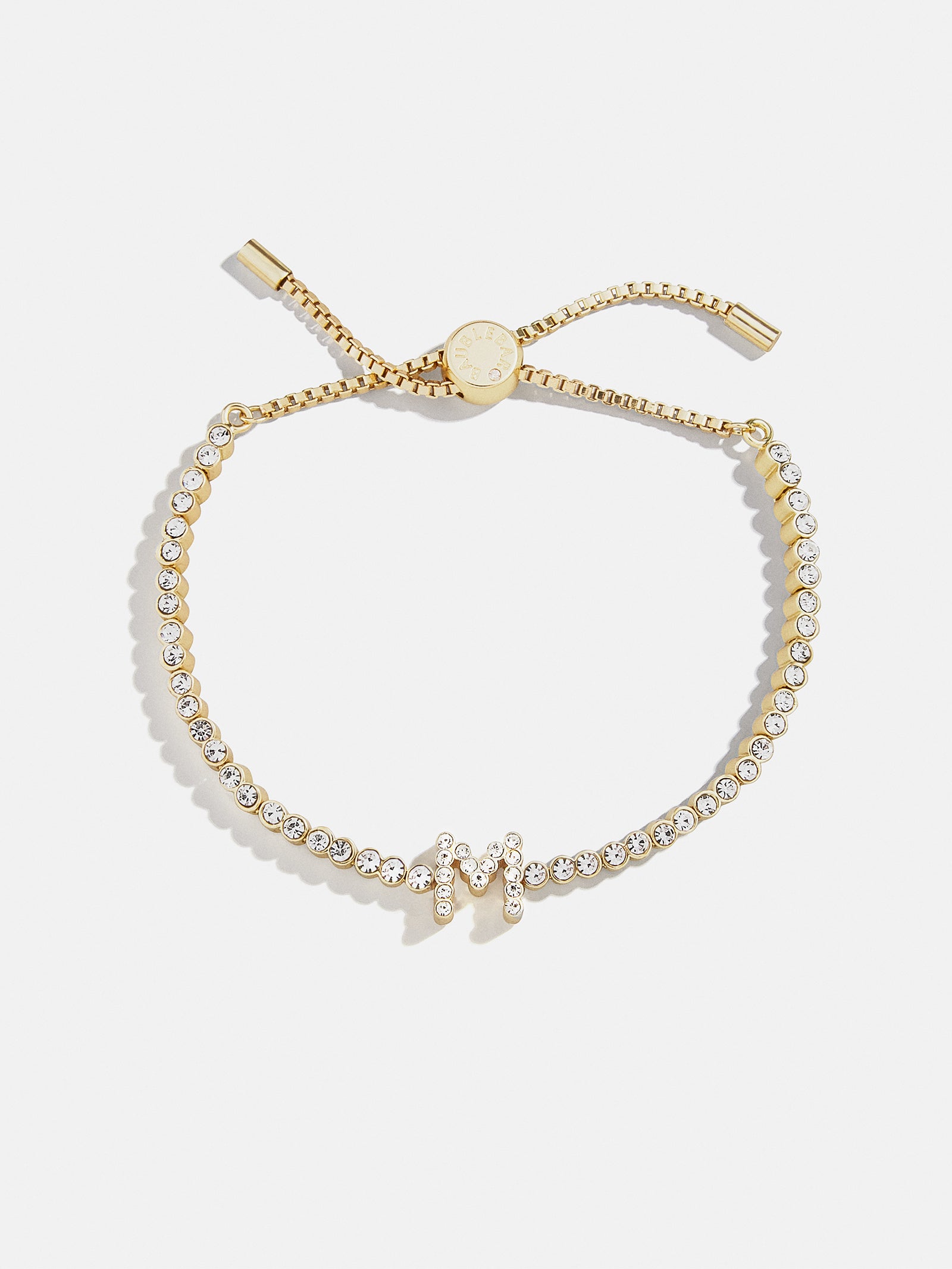 Tennis Initial Bracelet - Gold/Pavé-Blues Comming