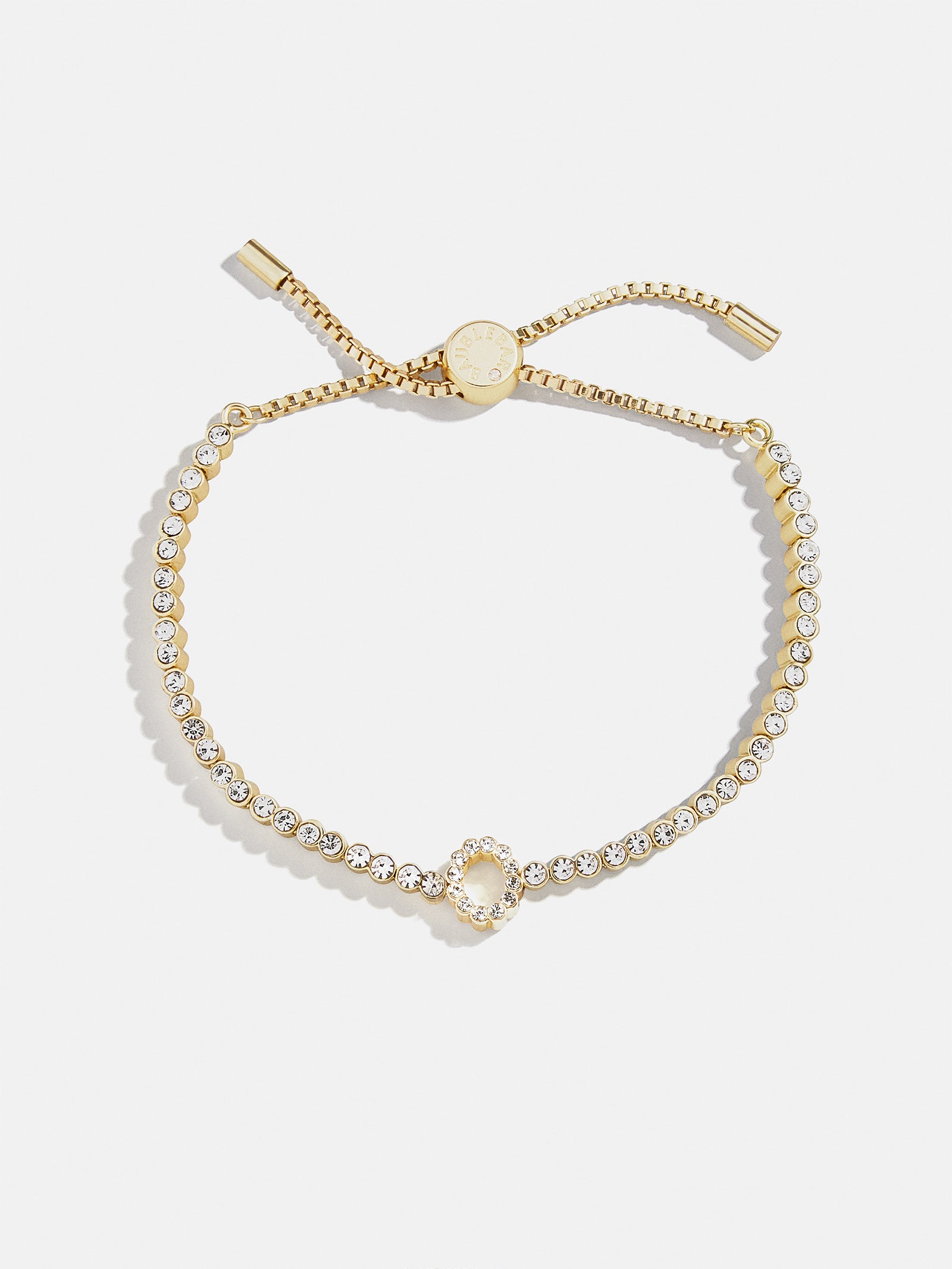 Tennis Initial Bracelet - Gold/Pavé-Blues Comming