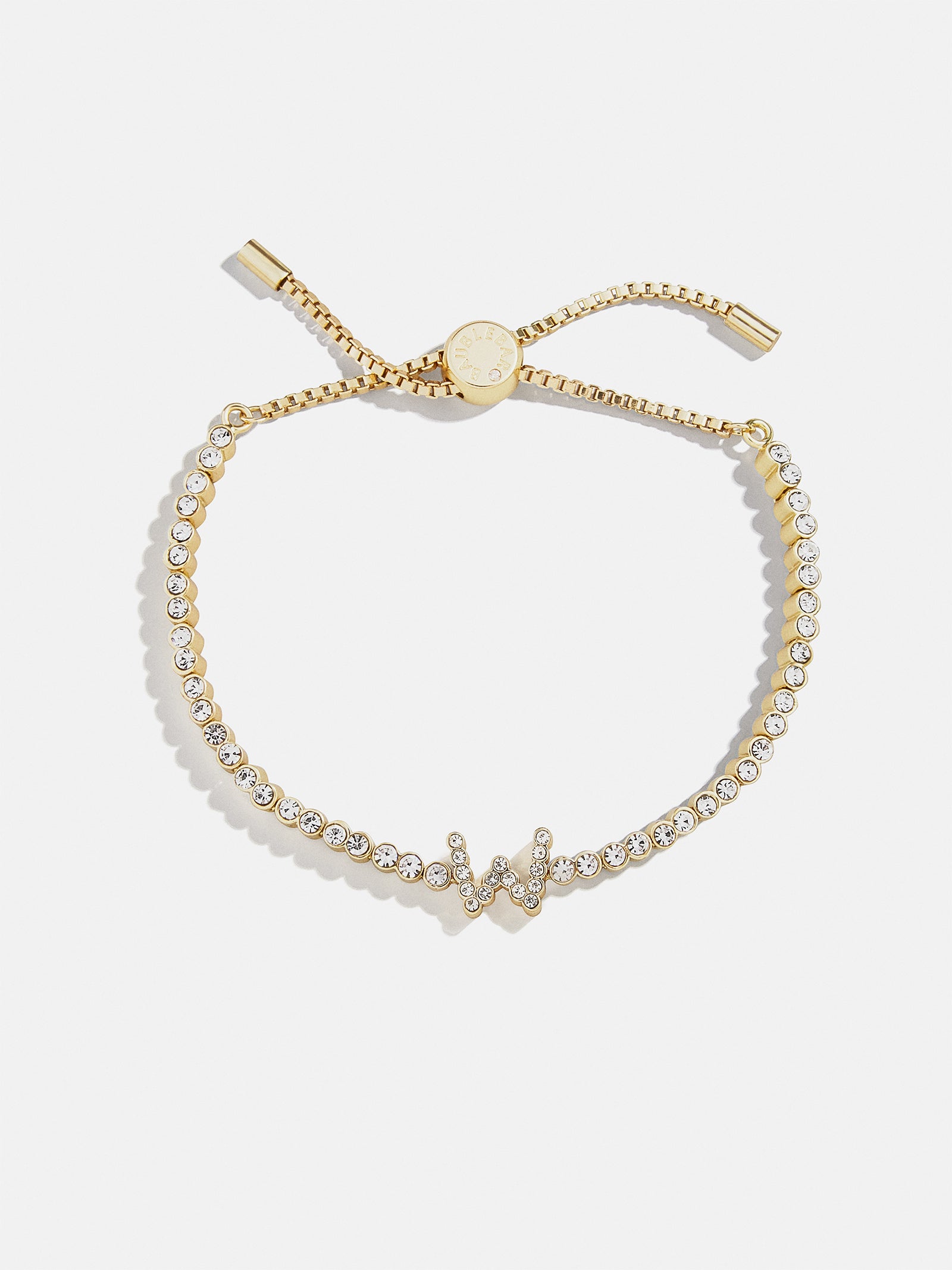 Tennis Initial Bracelet - Gold/Pavé-Blues Comming
