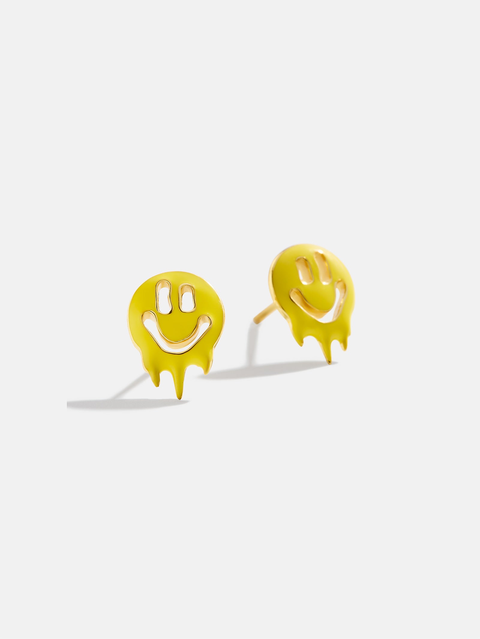 Smile Drip 18K Gold Kids' Earrings - Smiley-Blues Comming