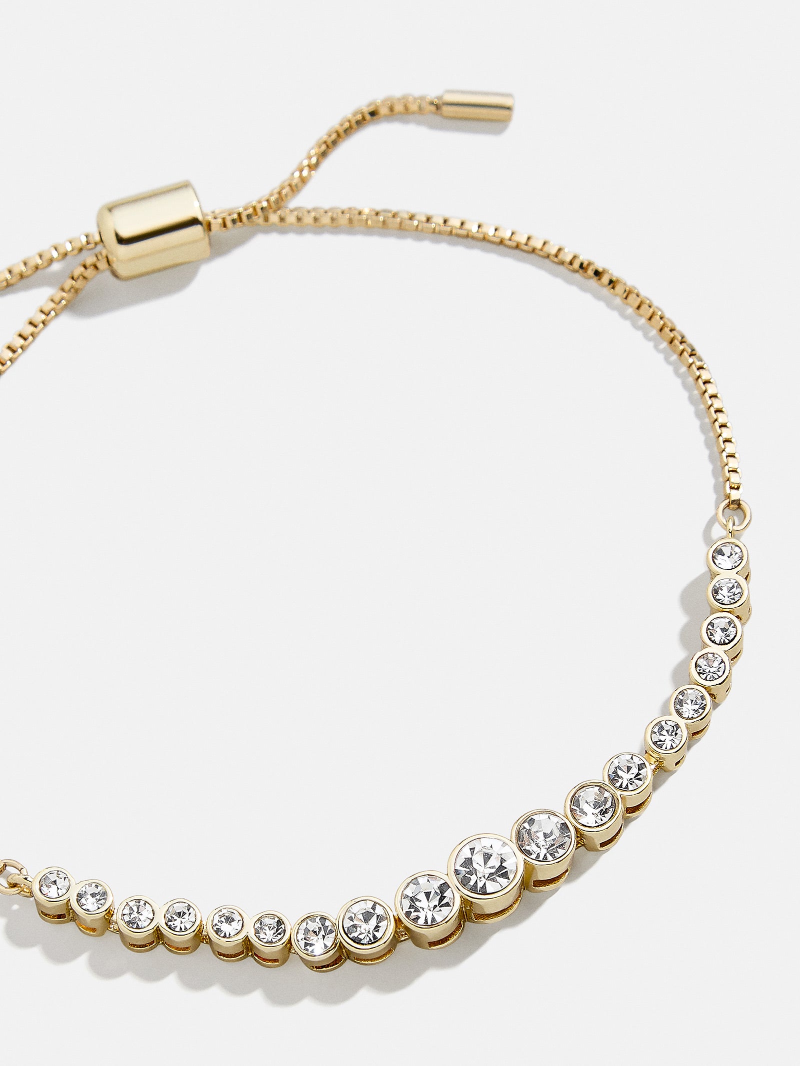 Daphne Pull Tie Bracelet - Gold/Pavé-Blues Comming