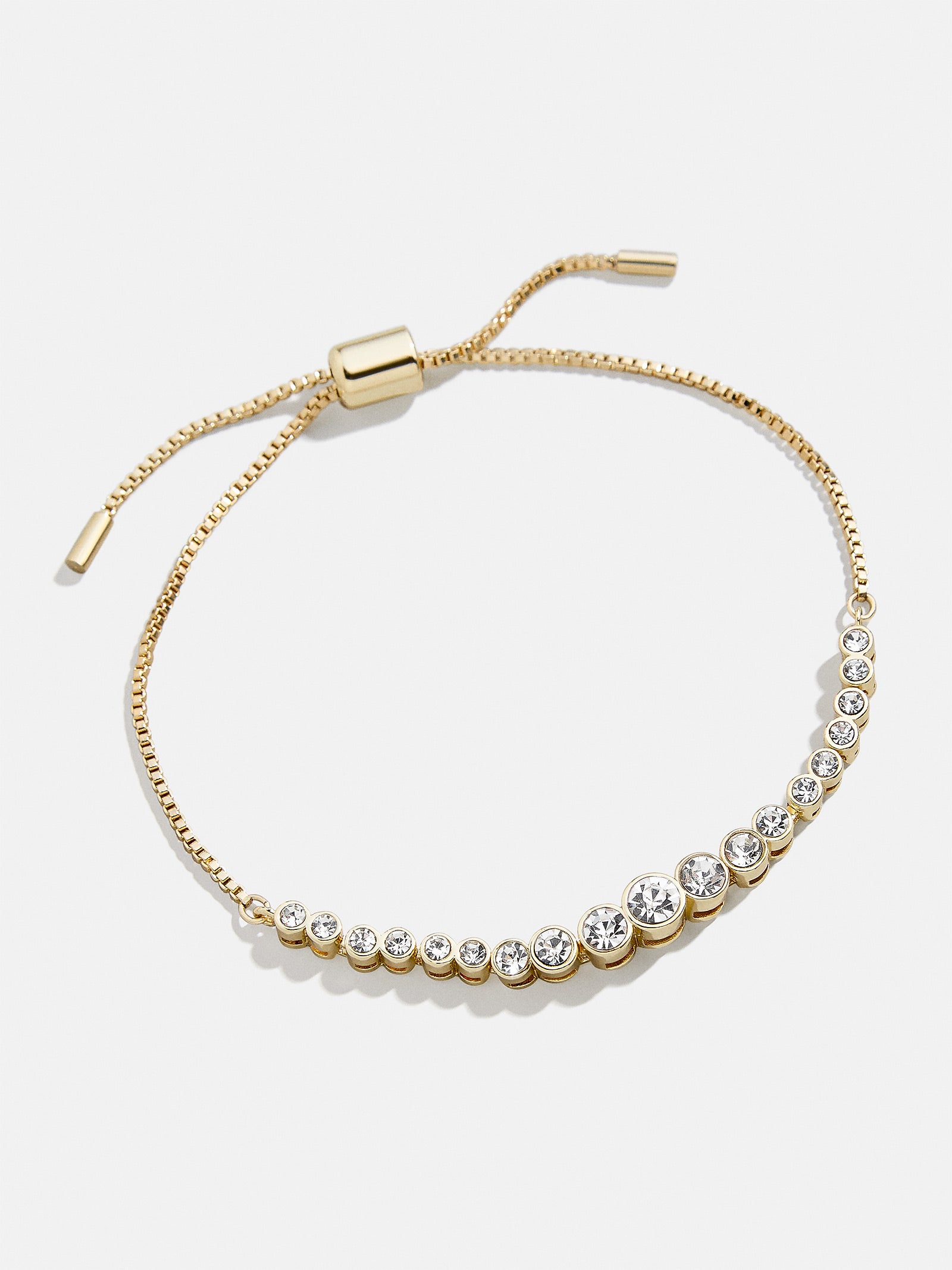 Daphne Pull Tie Bracelet - Gold/Pavé-Blues Comming