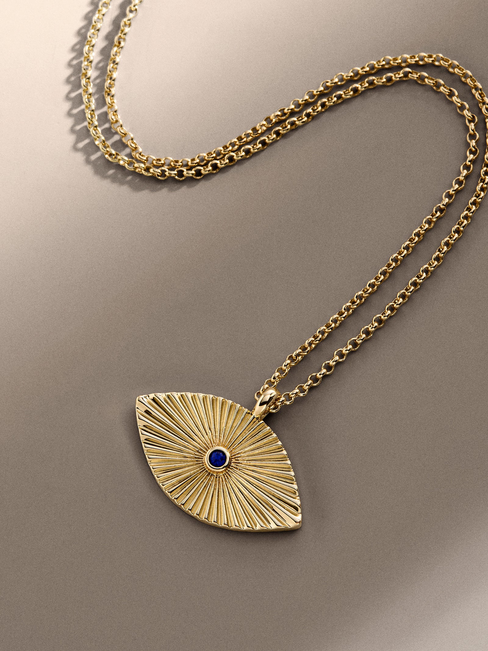 High Frequency Pendant Necklace - Evil Eye-Blues Comming