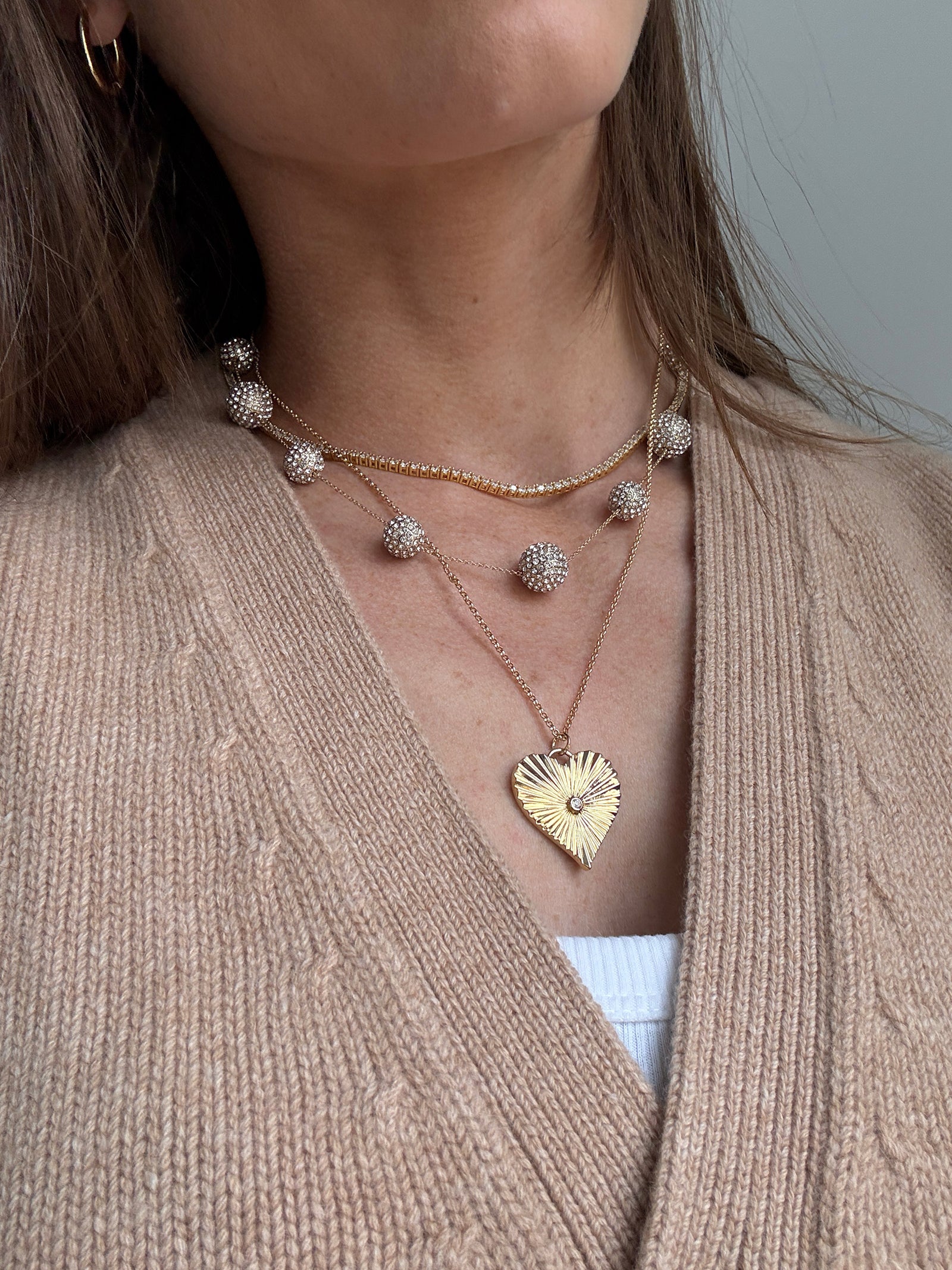 High Frequency Pendant Necklace - Heart-Blues Comming