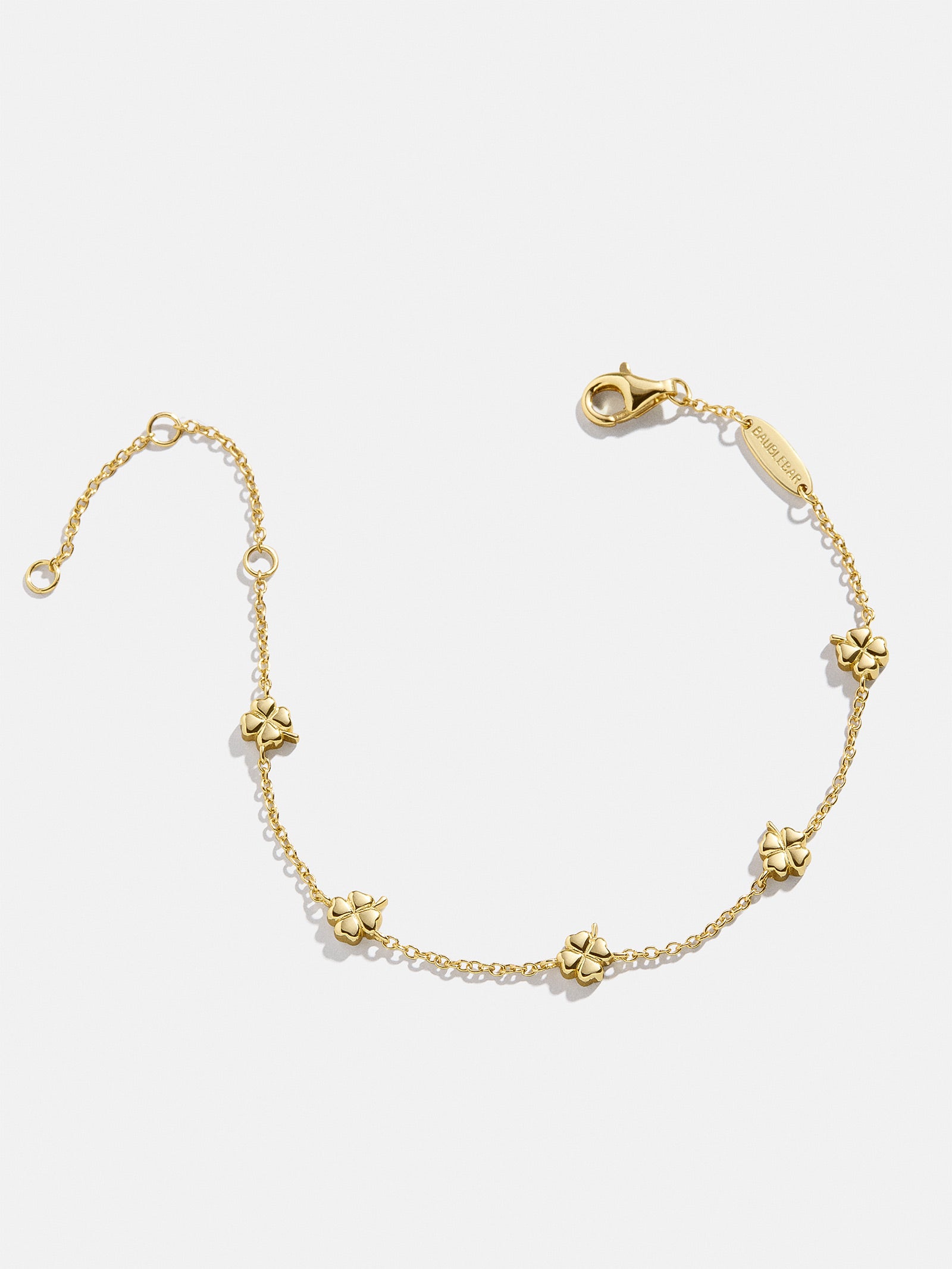 18K Gold Clover Bracelet - Clover-Blues Comming
