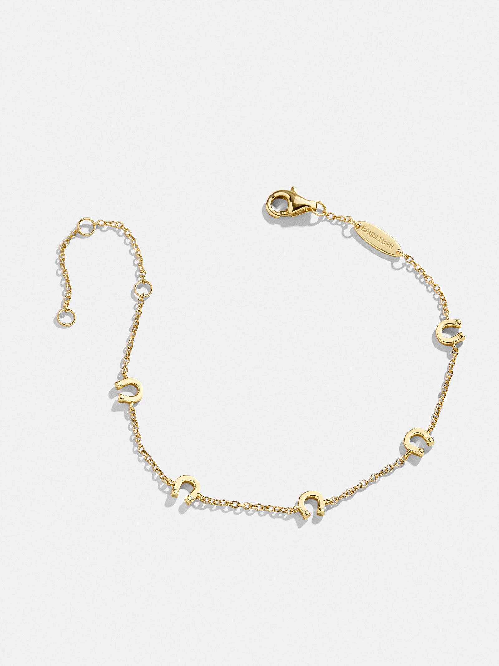 18K Gold Horseshoe Bracelet - Horseshoe-Blues Comming