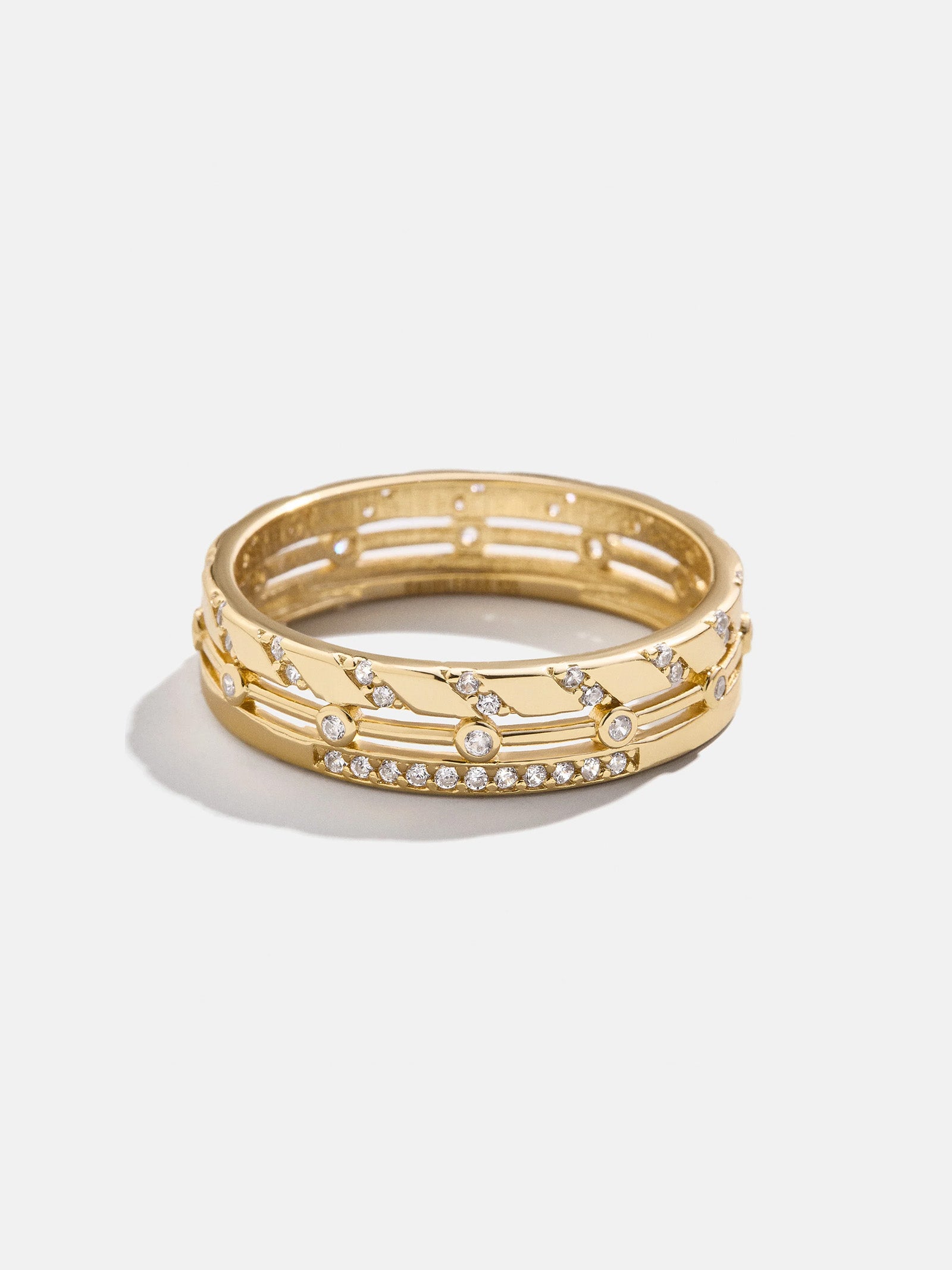 Zaria 18K Gold Ring - Gold/Pavé-Blues Comming