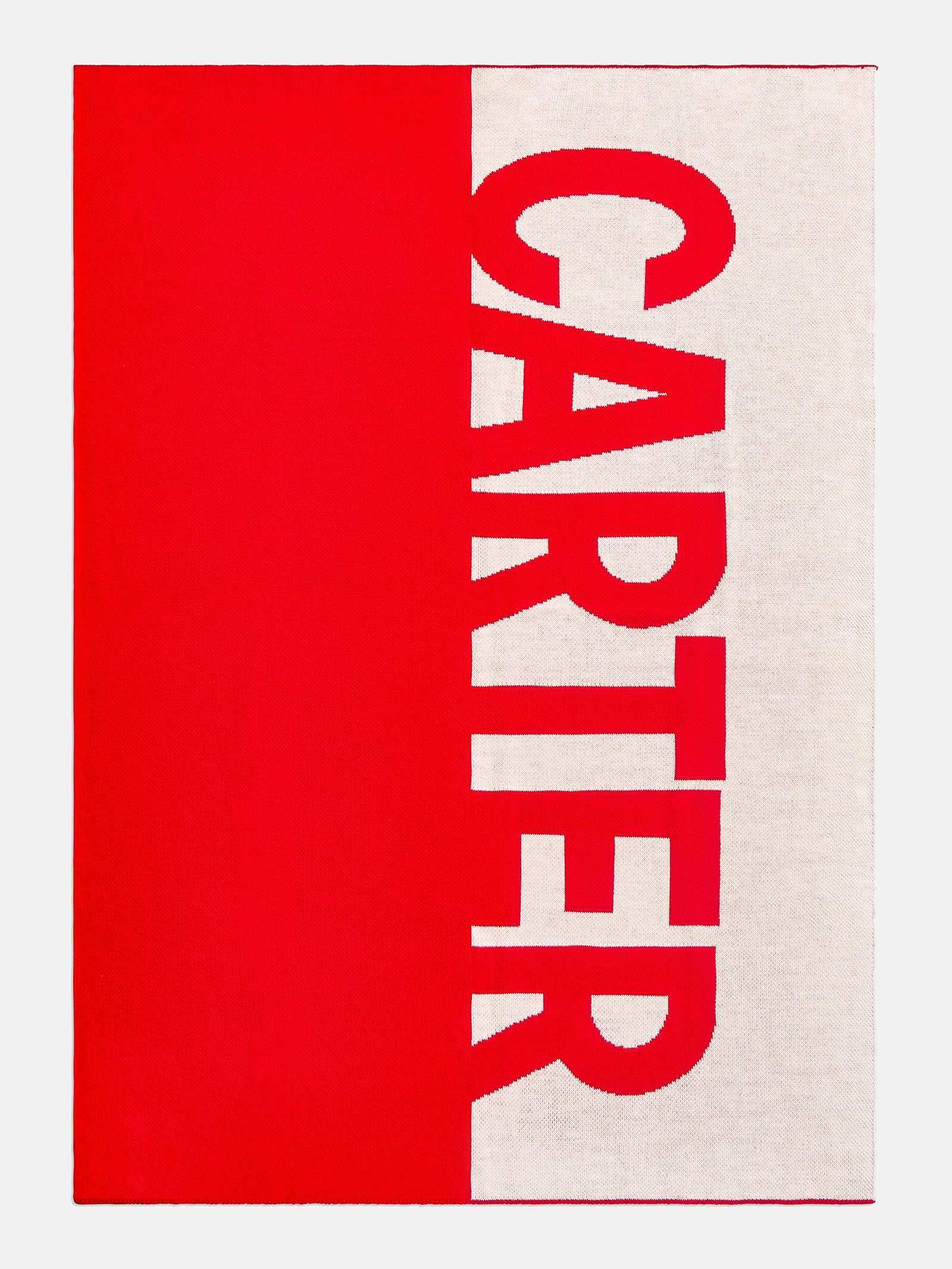 Down The Line Custom Blanket - Bright Red/White-Blues Comming