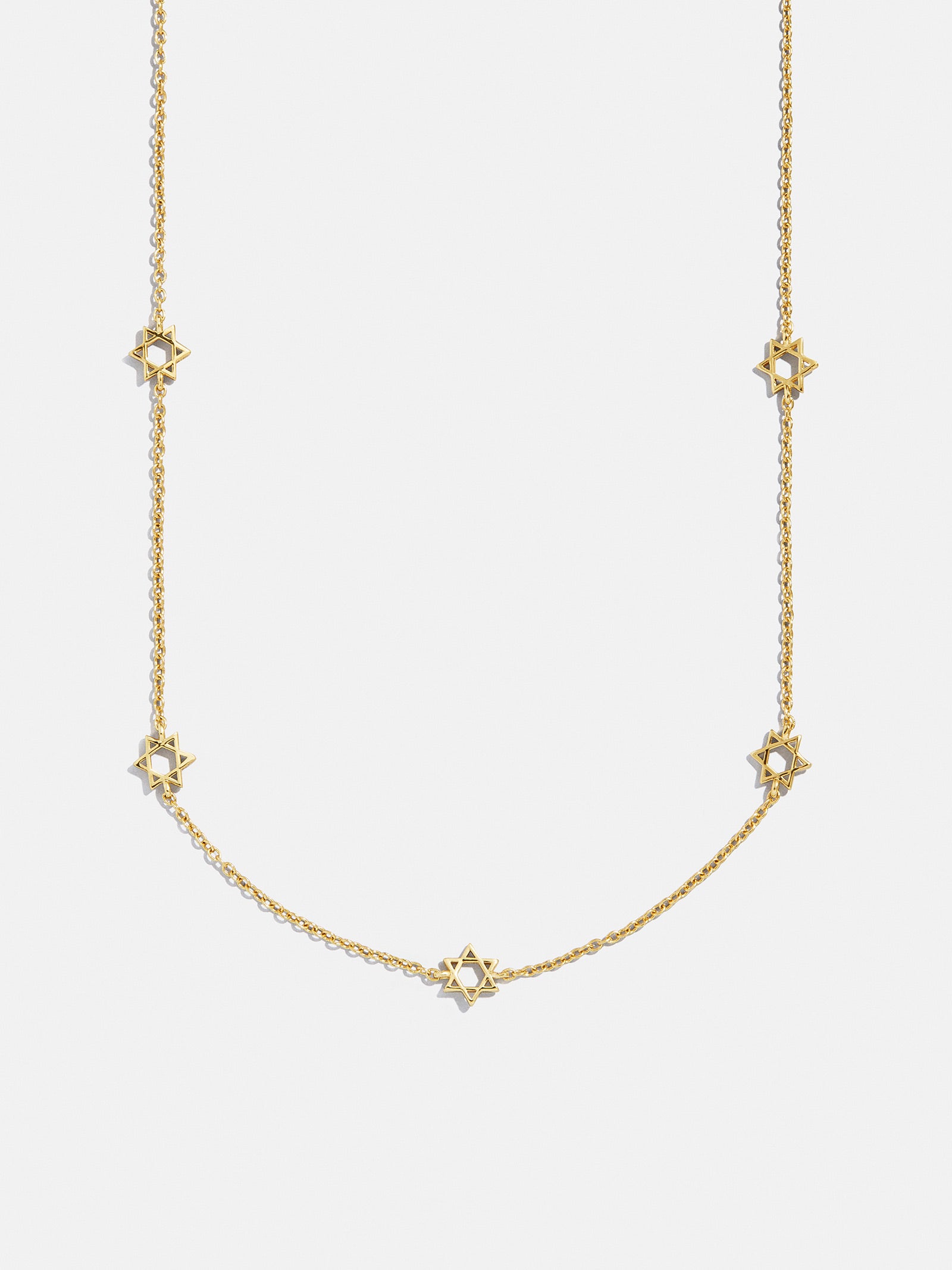 18K Gold Star of David Necklace - Star of David-Blues Comming