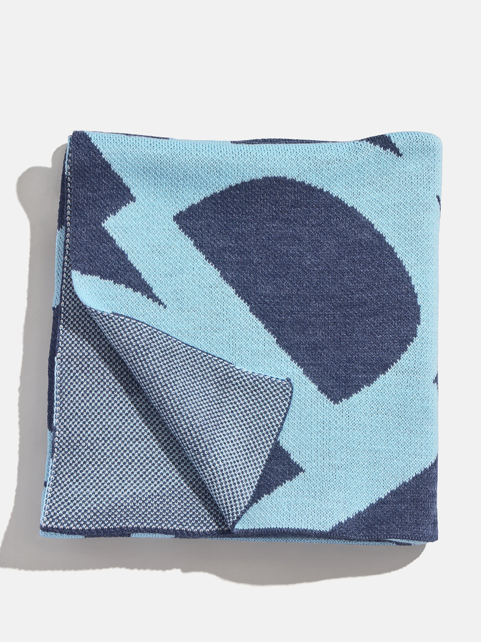 Ramble On Custom Blanket - Navy/Light Blue-Blues Comming