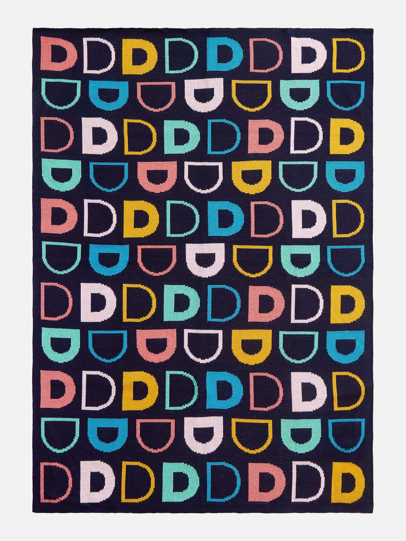 Upside Down & All Around Custom Blanket - Black/Multi-Blues Comming