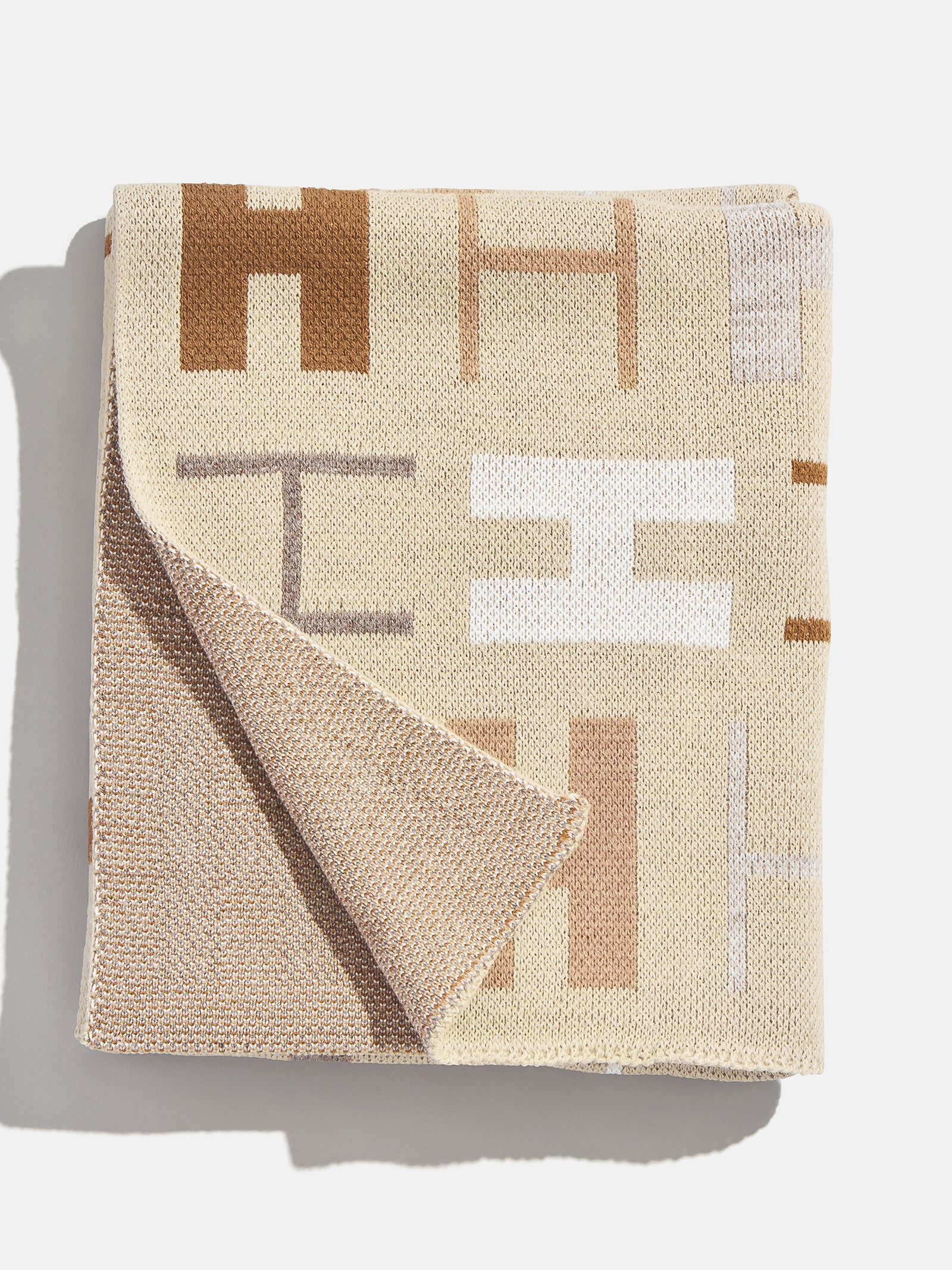 Upside Down & All Around Custom Blanket - Tan/Brown-Blues Comming