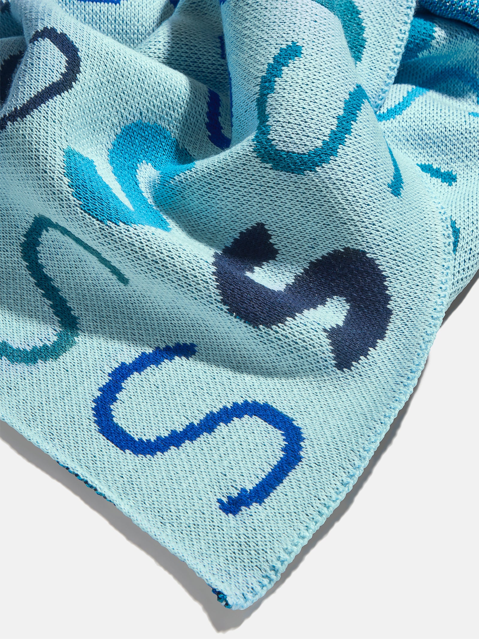 Upside Down & All Around Custom Blanket - Light Blue/Blue-Blues Comming