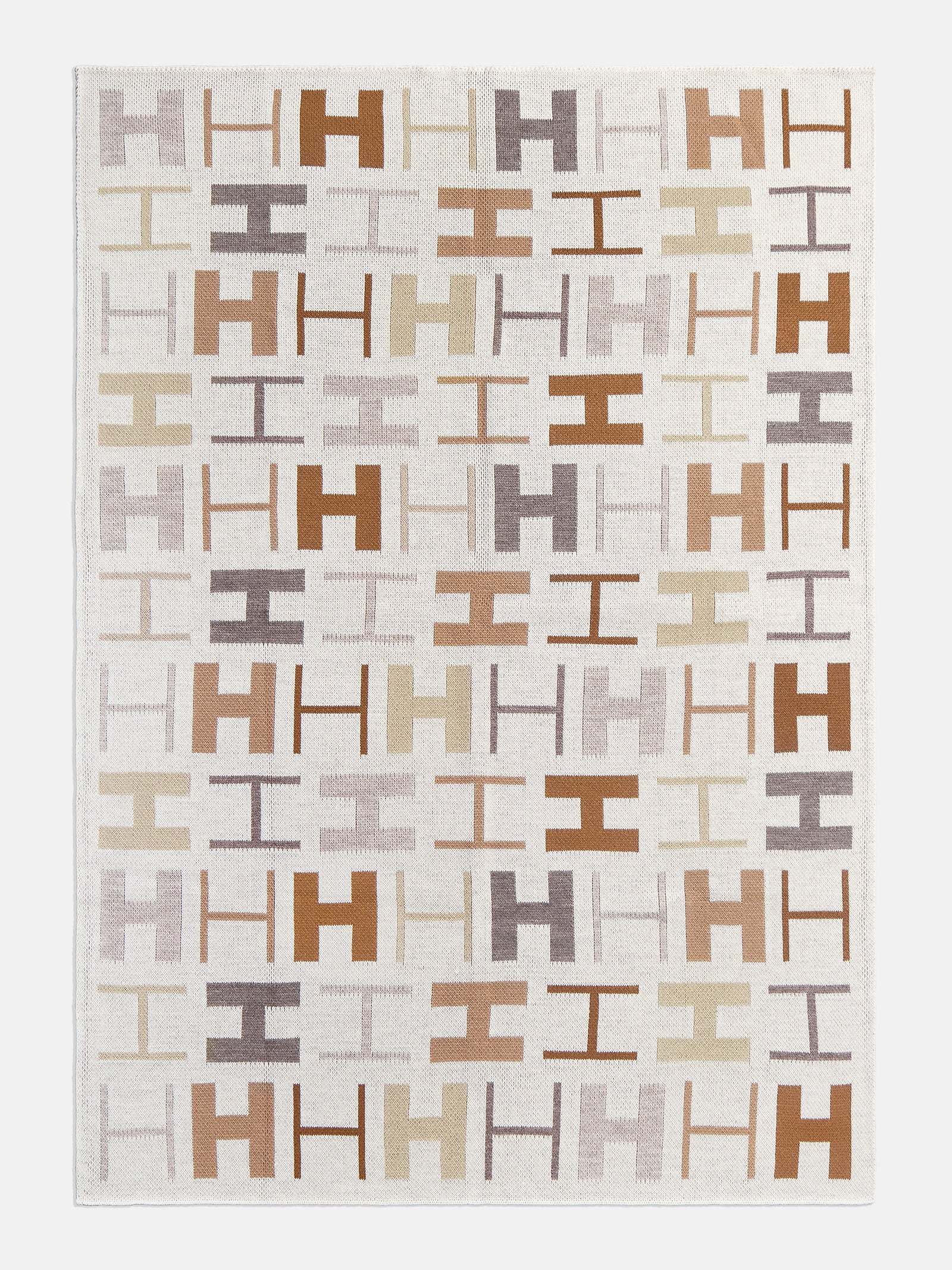 Upside Down & All Around Custom Blanket - White/Tan-Blues Comming