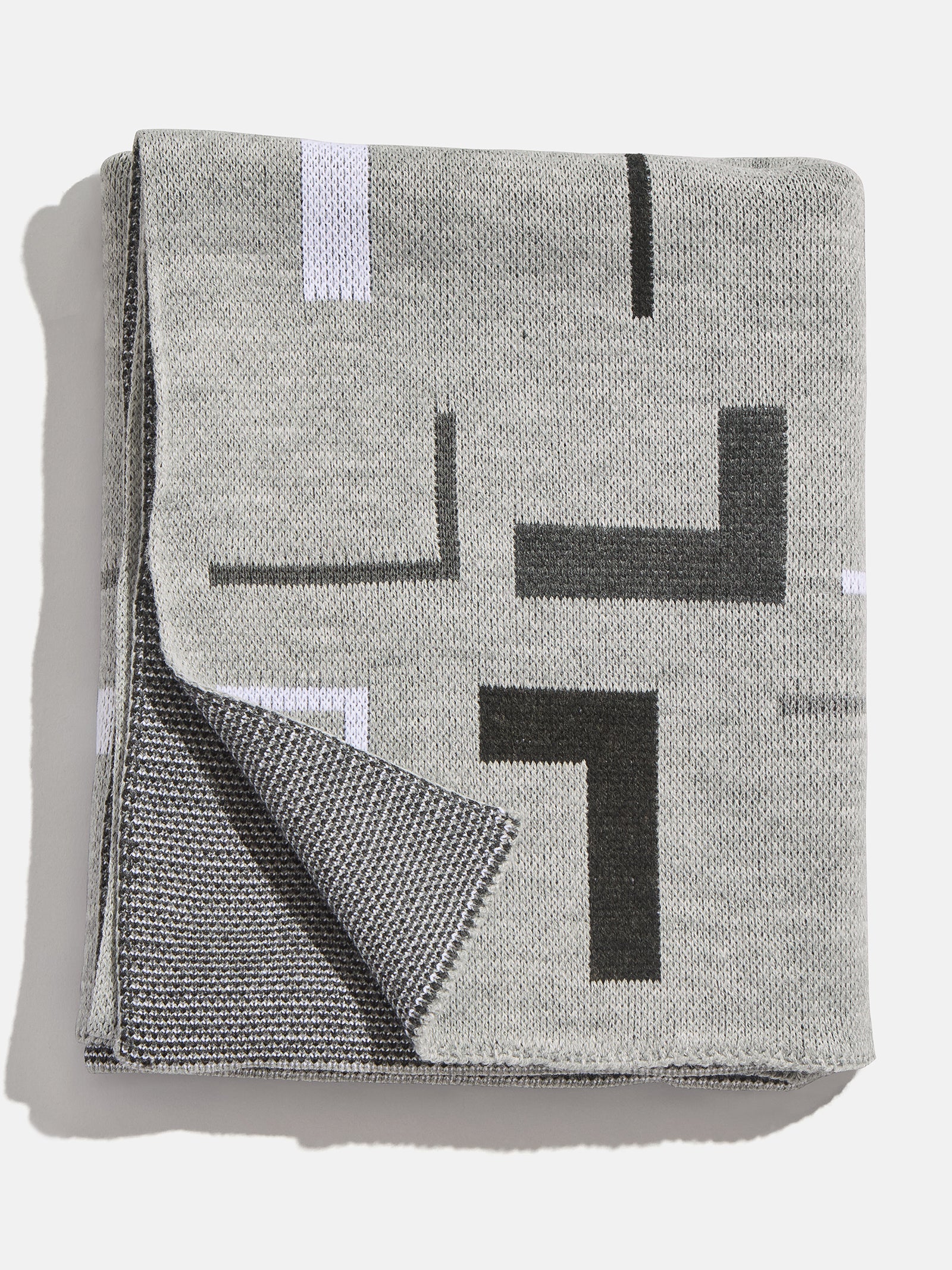 Upside Down & All Around Custom Blanket - Gray/Light Gray-Blues Comming