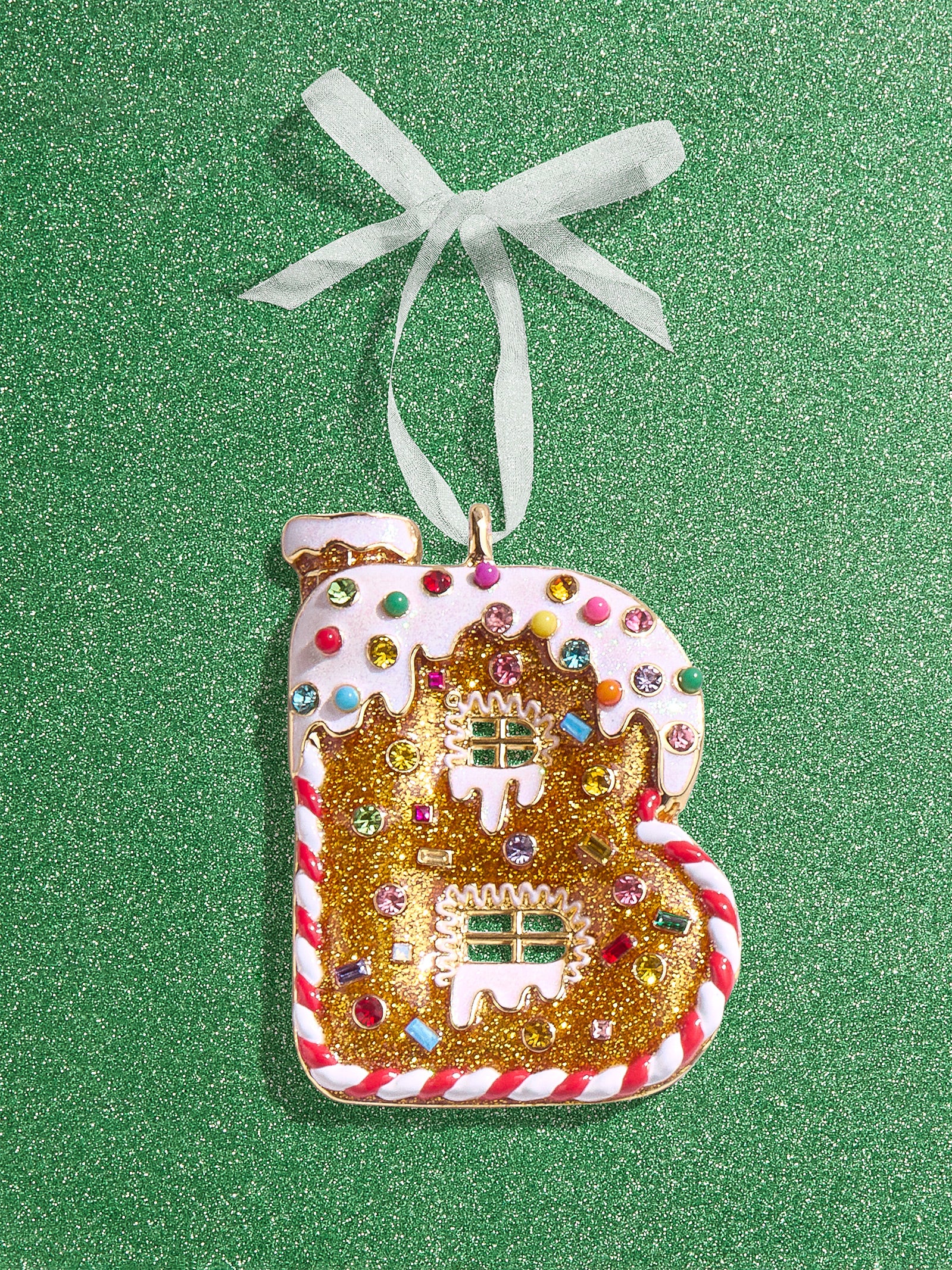 Gingerbread Initial Ornament - Gingerbread Initial Ornament-Blues Comming