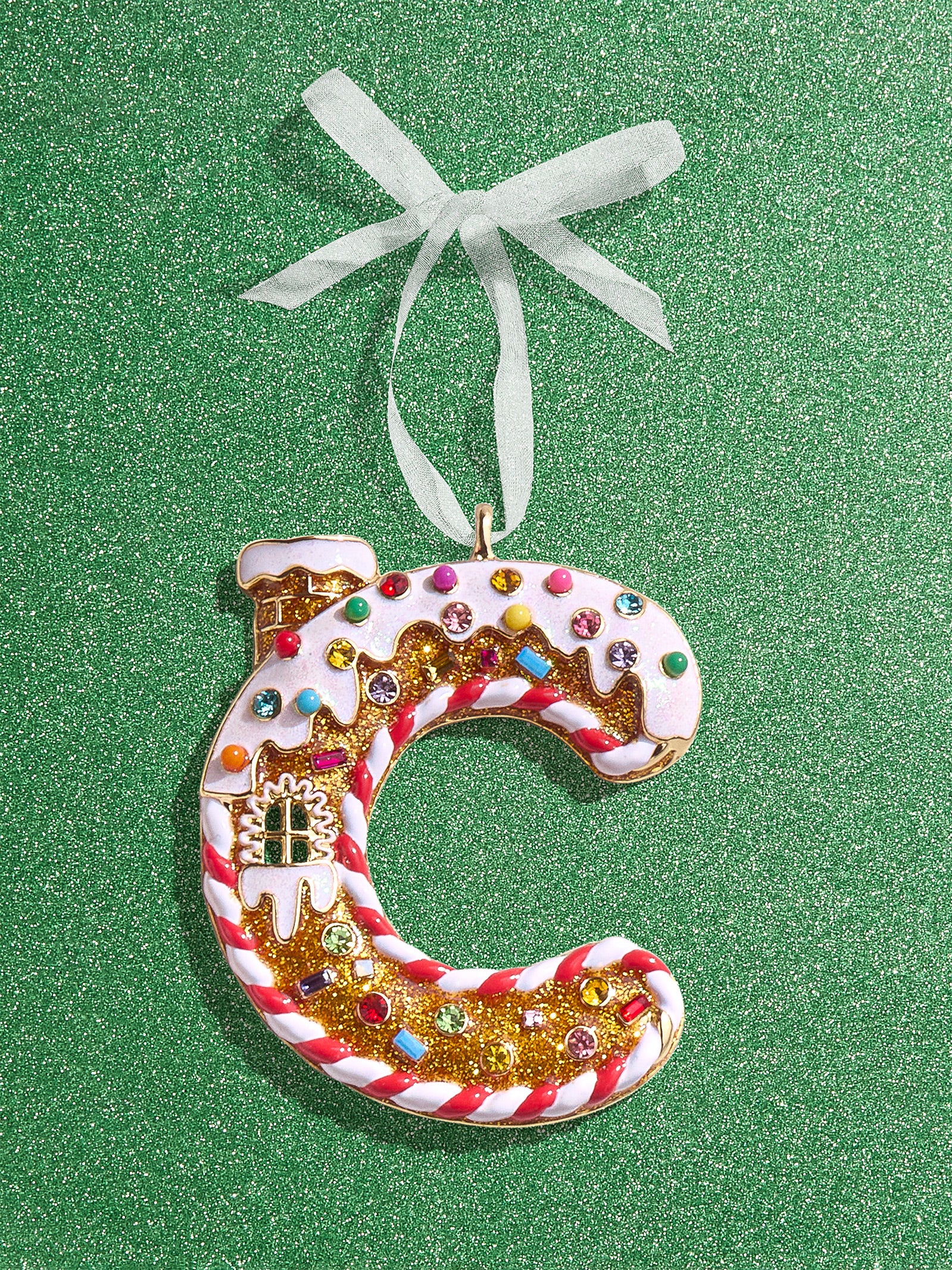 Gingerbread Initial Ornament - Gingerbread Initial Ornament-Blues Comming