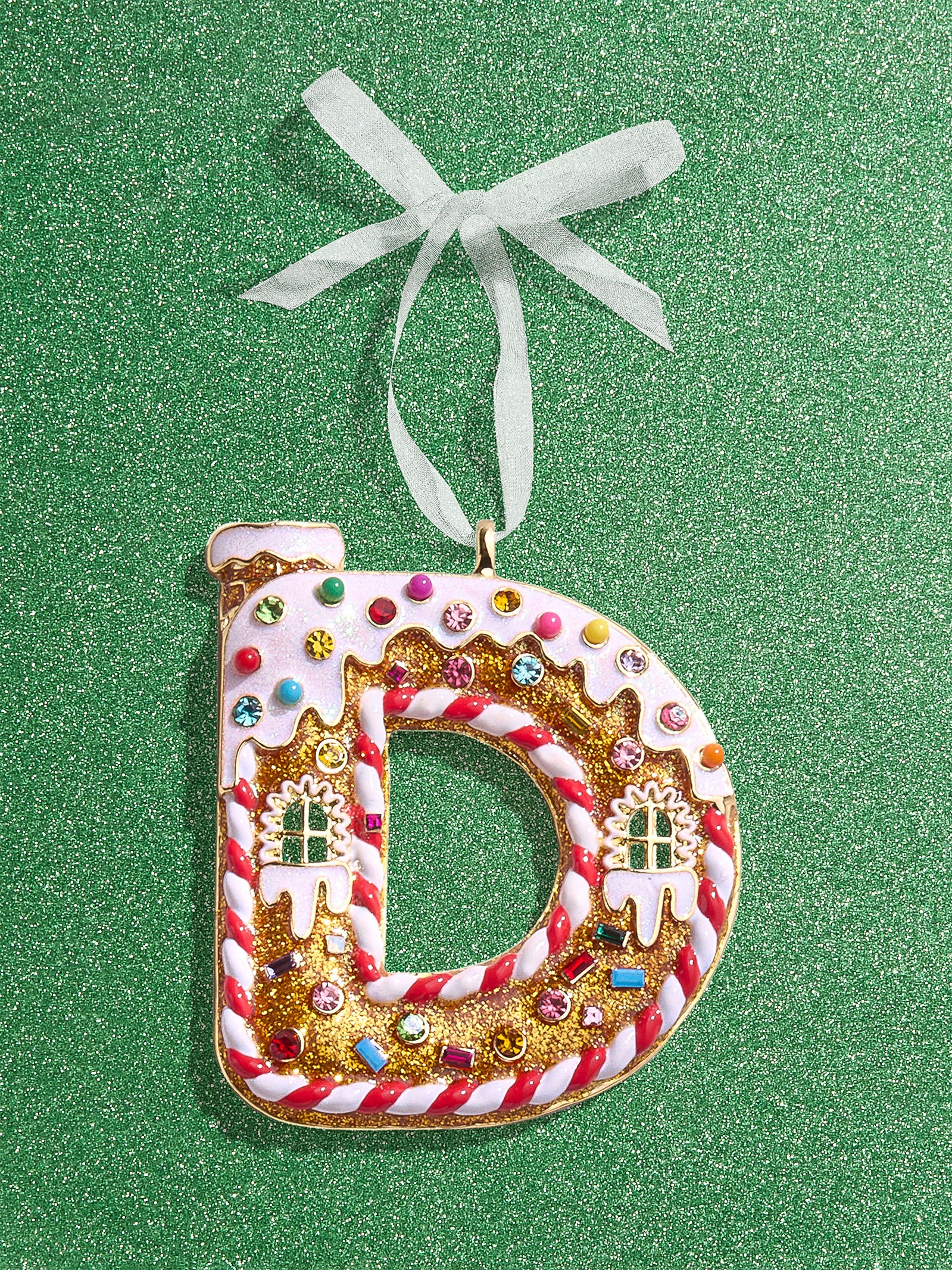 Gingerbread Initial Ornament - Gingerbread Initial Ornament-Blues Comming