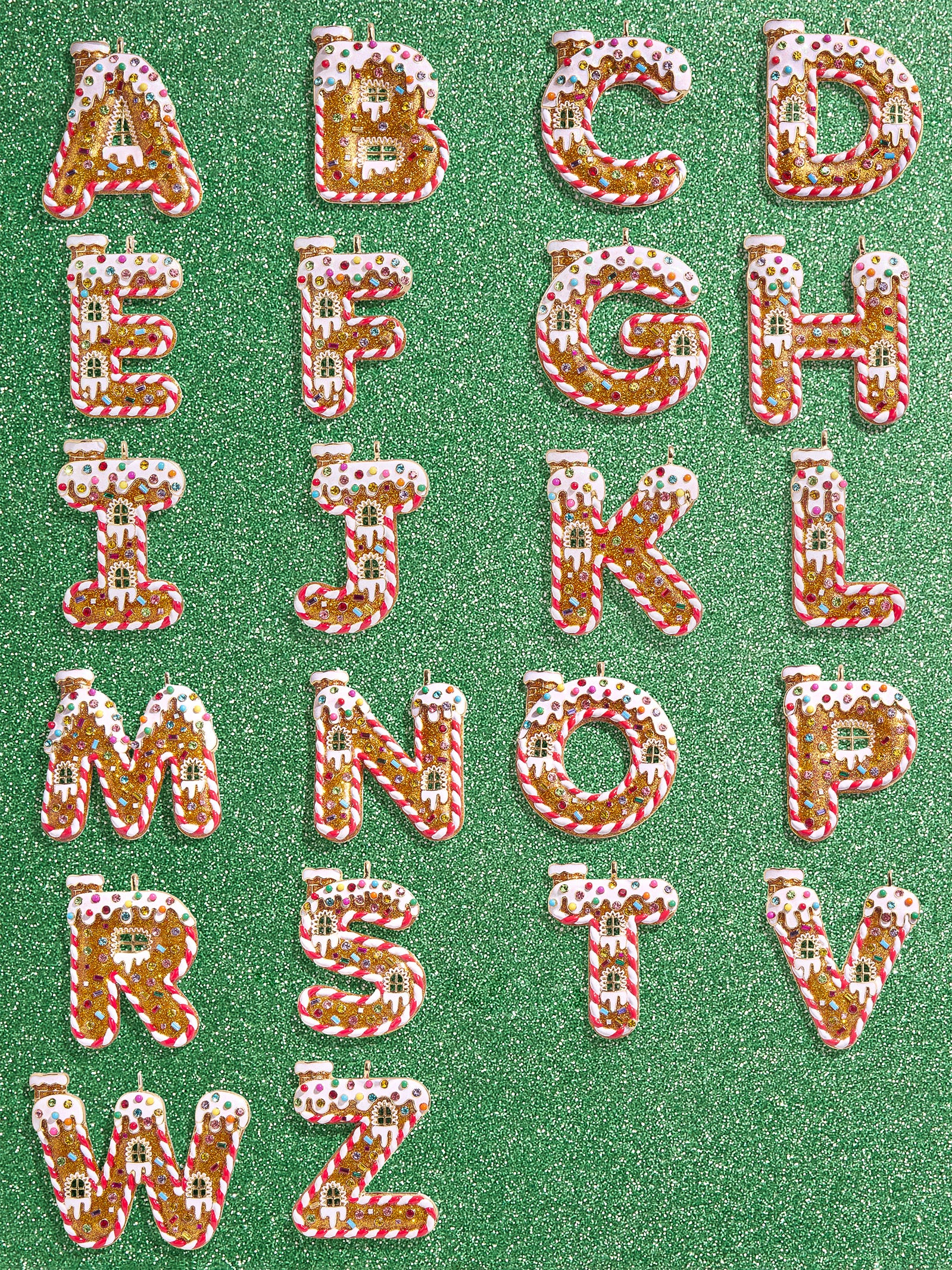 Gingerbread Initial Ornament - Gingerbread Initial Ornament-Blues Comming