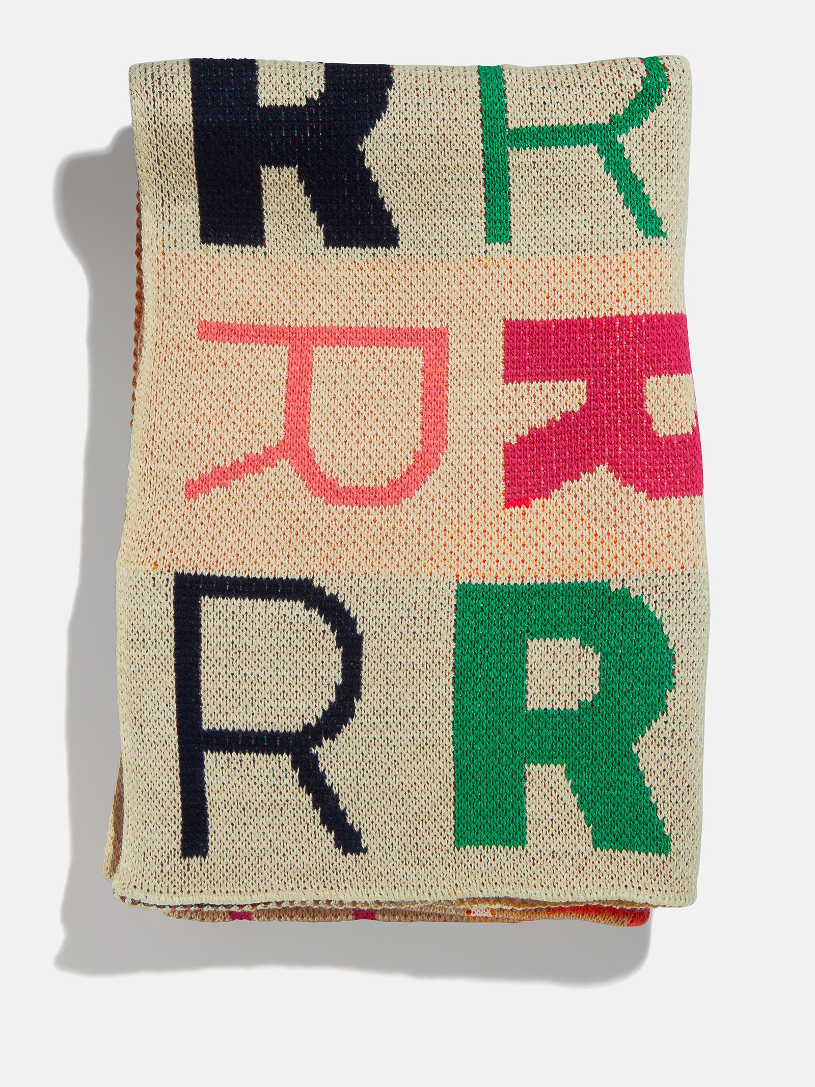 Upside Down & All Around Custom Blanket - Beige/Multi-Blues Comming