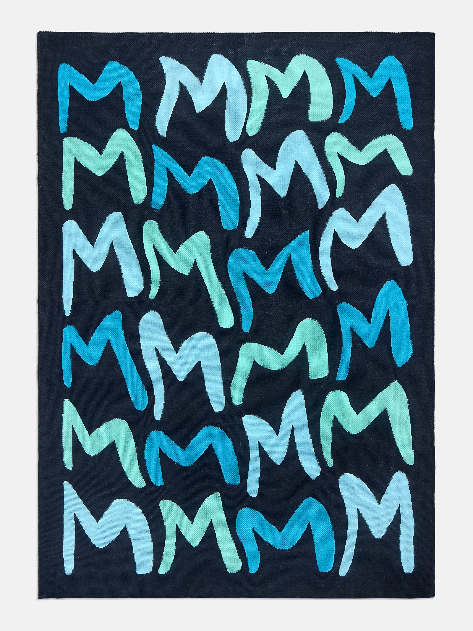 Get Wavy Custom Blanket - Navy/Blue-Blues Comming