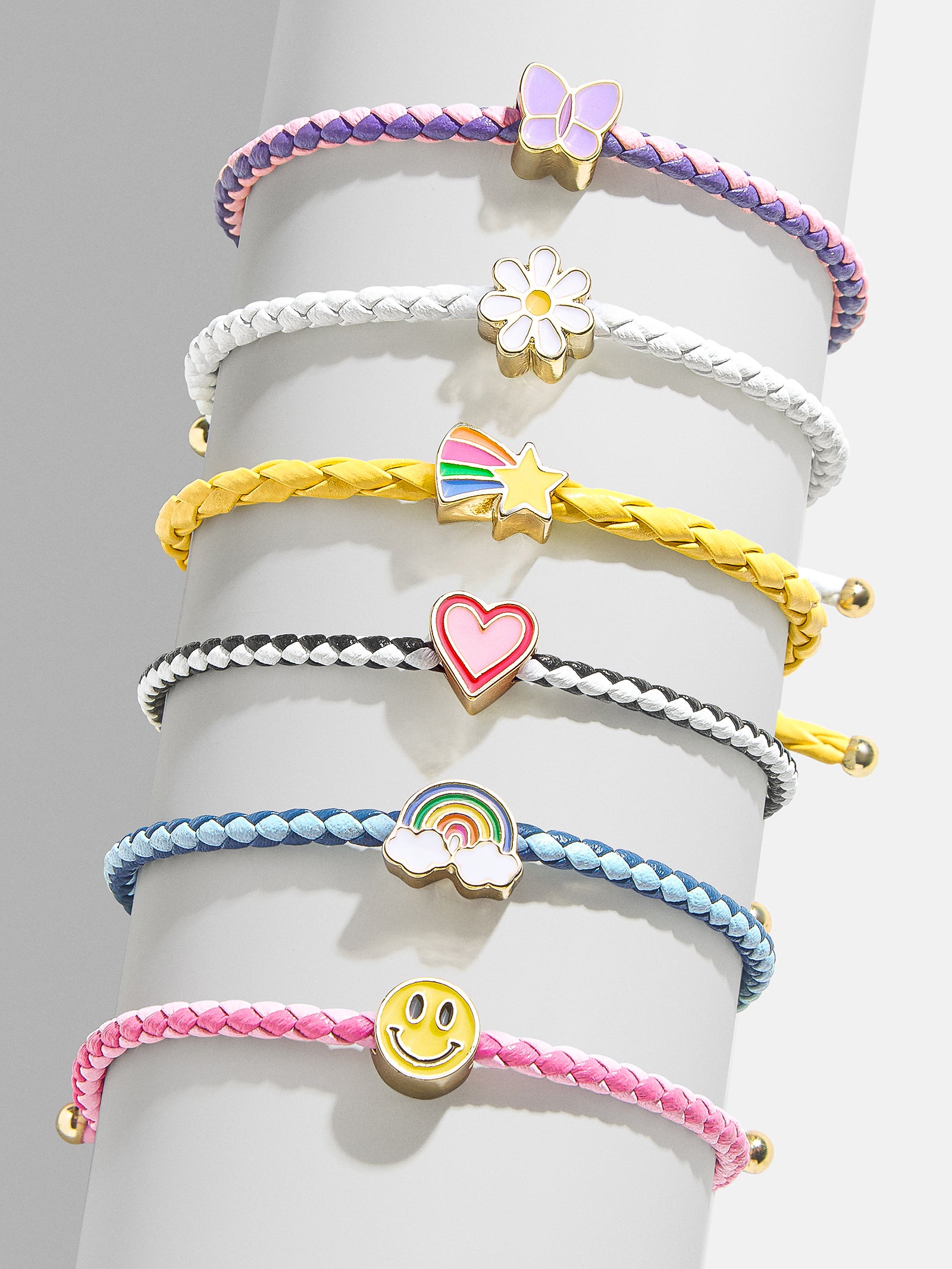 Somewhere Over The Rainbow Kids Bracelet Set - Rainbow Charm-Blues Comming