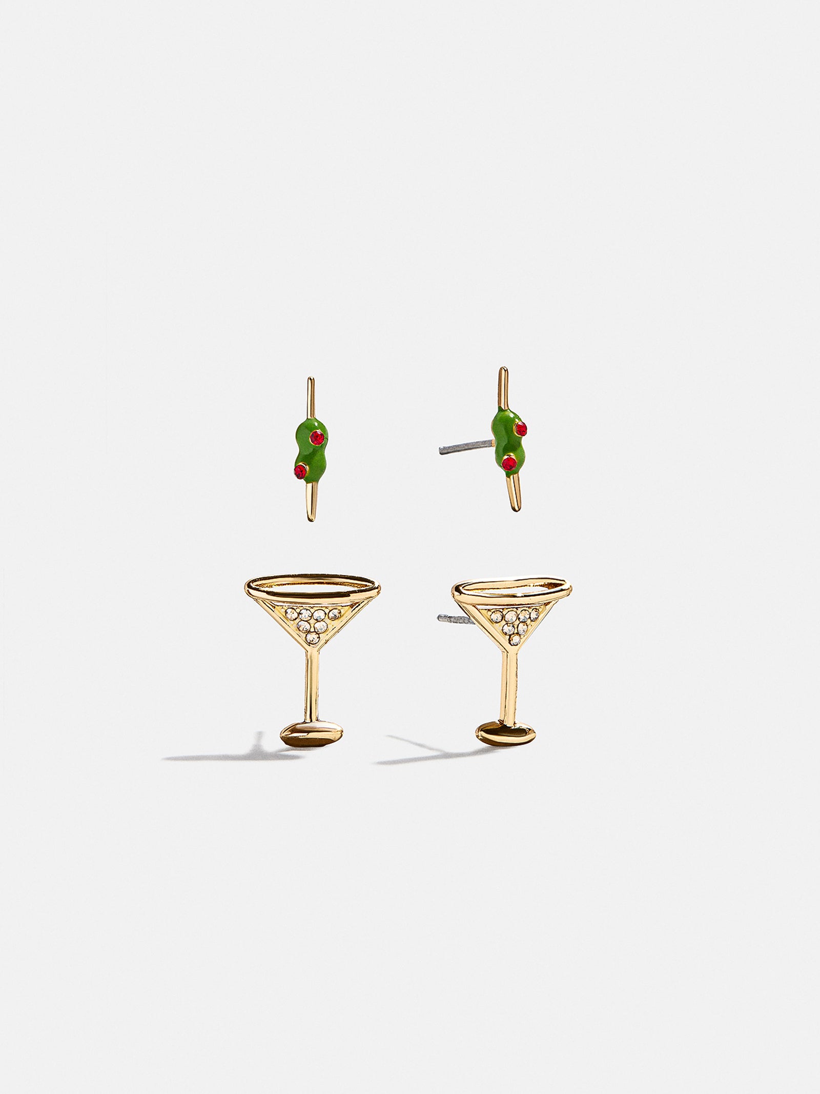 Pimento Memento Martini Earring Set - Martini-Blues Comming