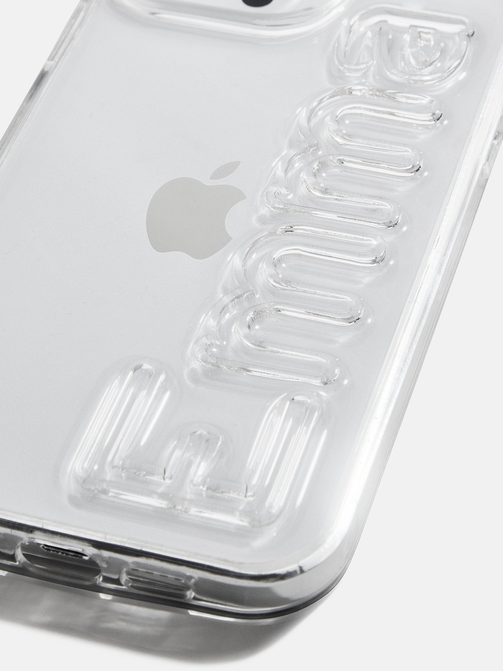 Fine Line Custom iPhone Case - Clear/Clear-Blues Comming