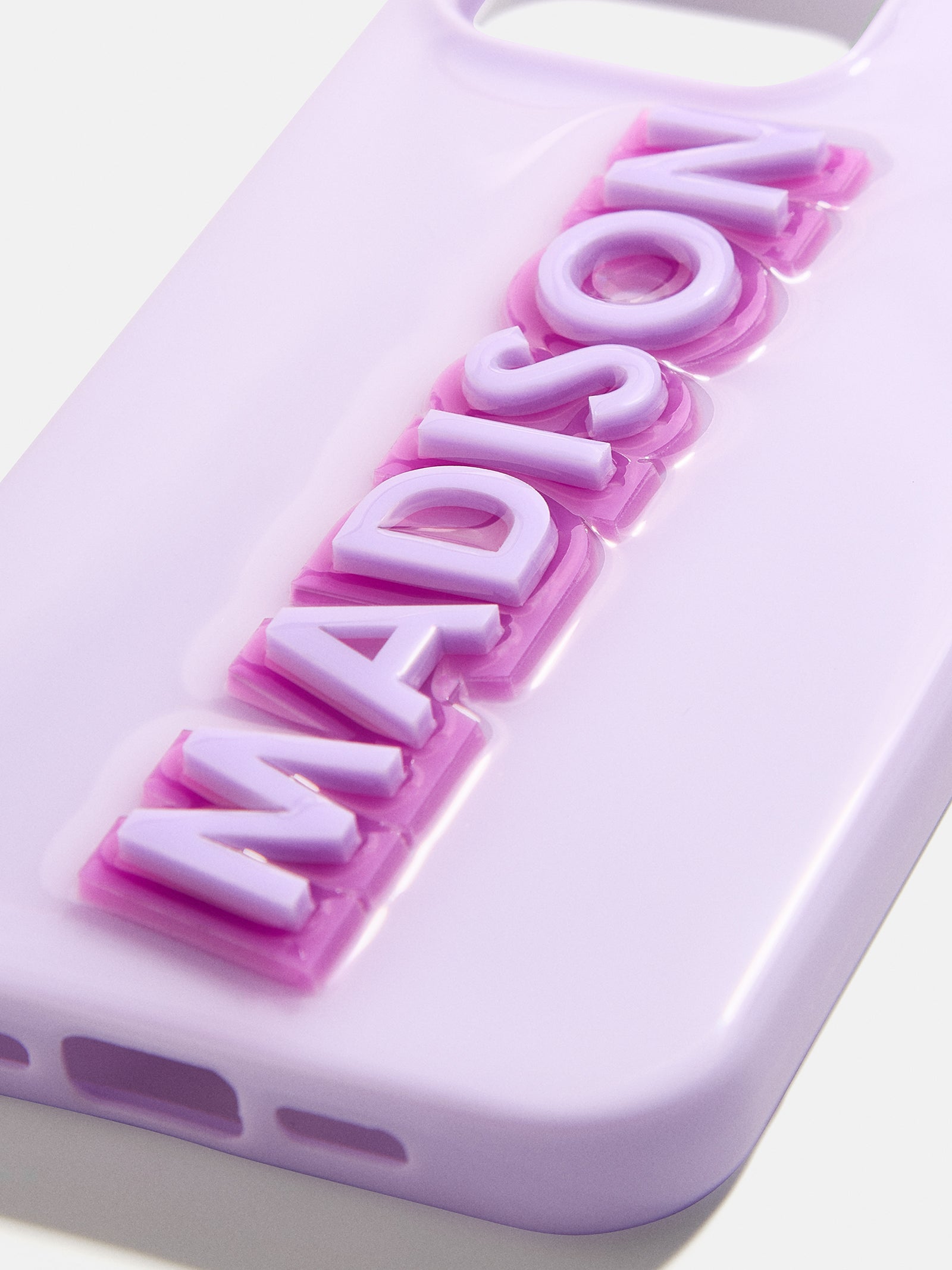 Block Font Custom iPhone Case - Lavender/Purple-Blues Comming